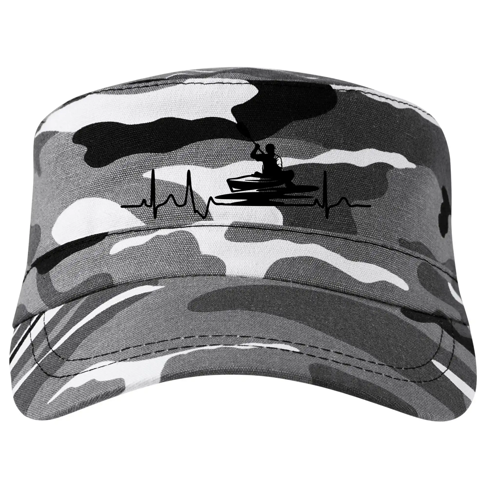 Vodácke tričká - EKG kajak - Šiltovka CAMO