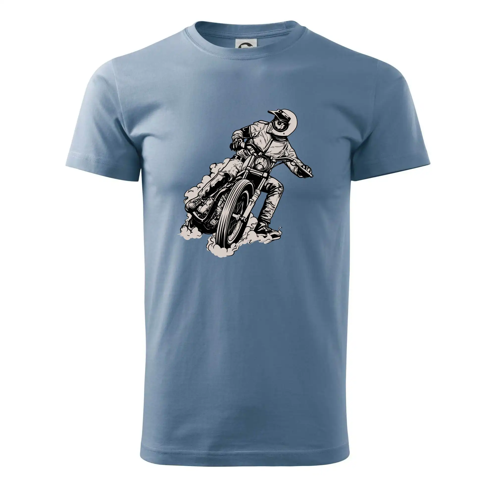 Motocross tričká - Motorkár bokom - Pánske tričko nižšej gramáže