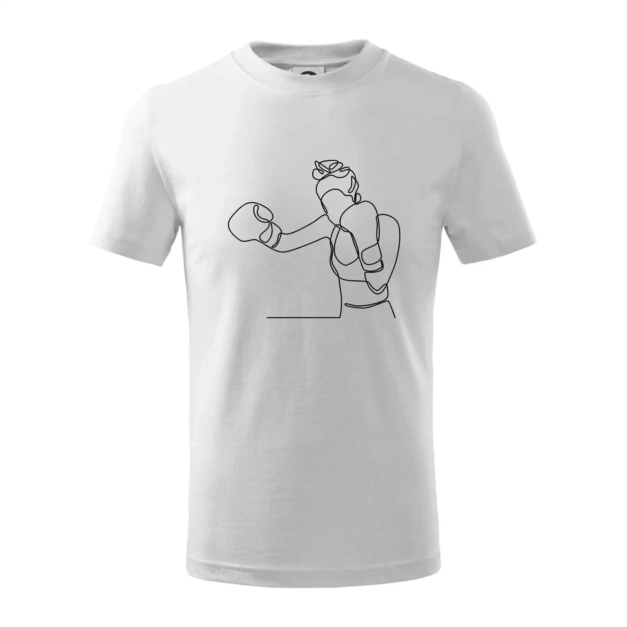 Žena boxerka jedním tahem