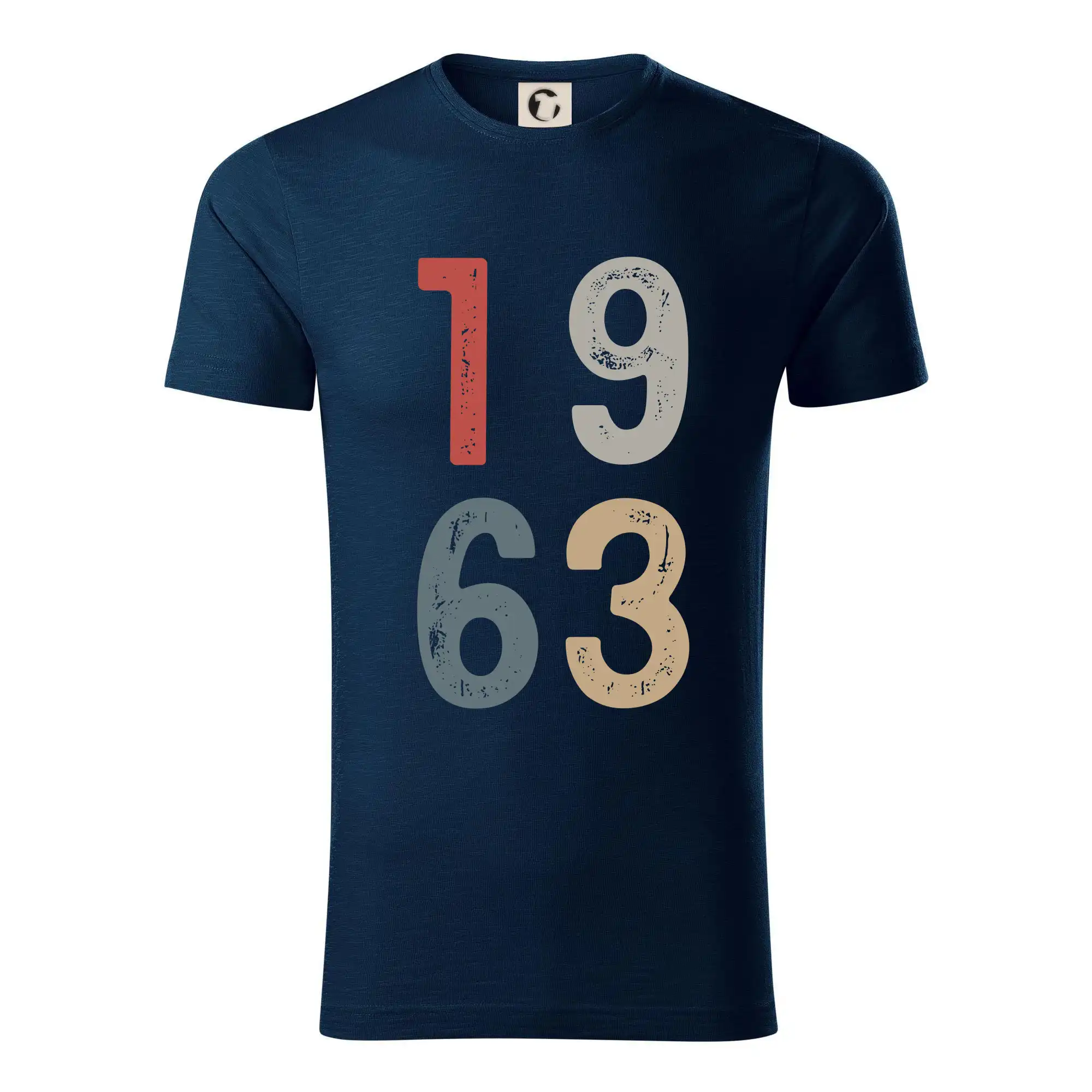 Tričká k narodeninám - Vintage číslica 1963 - Tričko z organickej bavlny