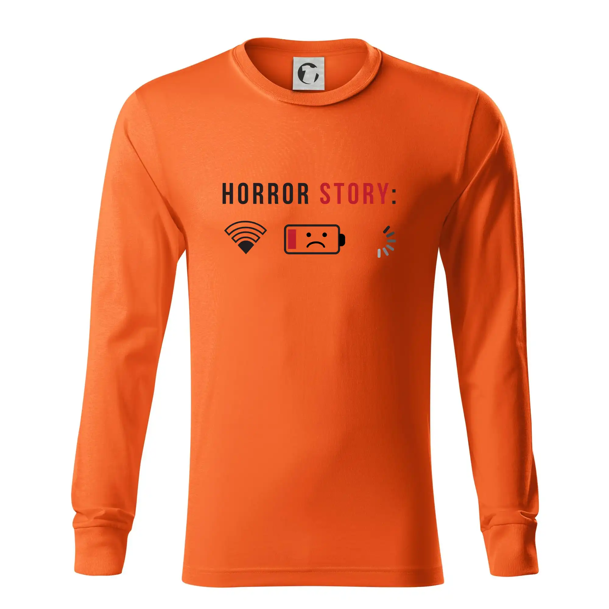 Tričká pre ajťákov - Horror story - Tričko s dlhým rukávom LS R05