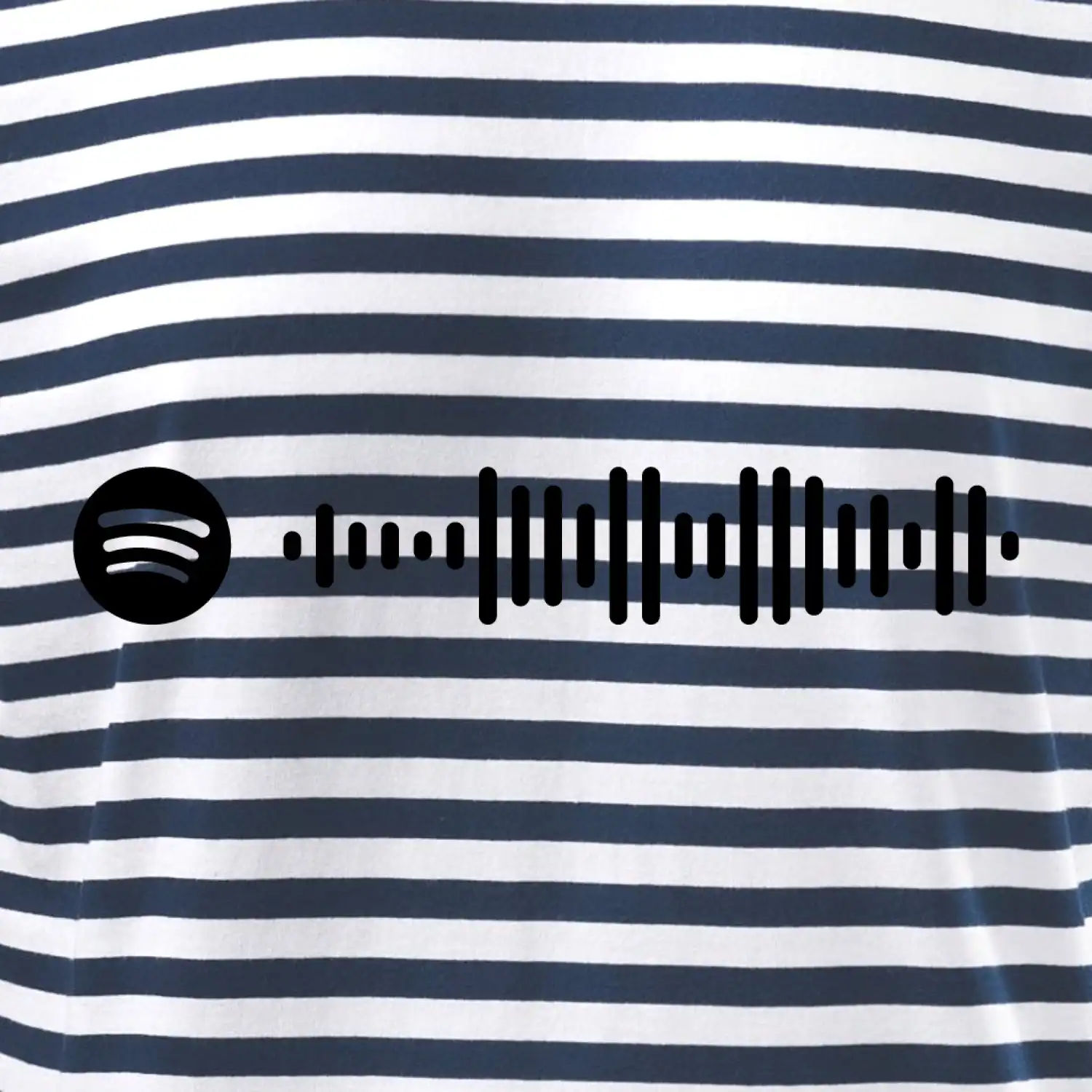 Spotify kód na prsu