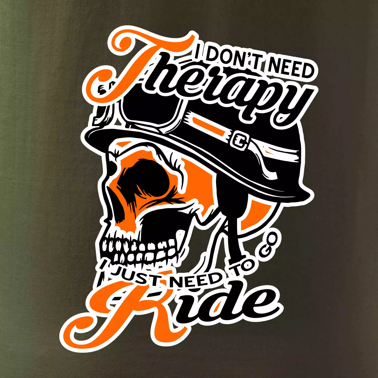 I don't need therapy moto ride