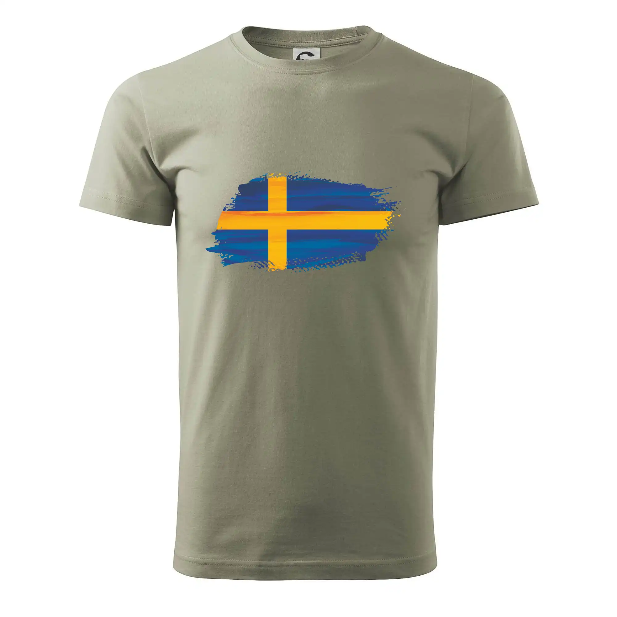 Švédská vlajka kreslená