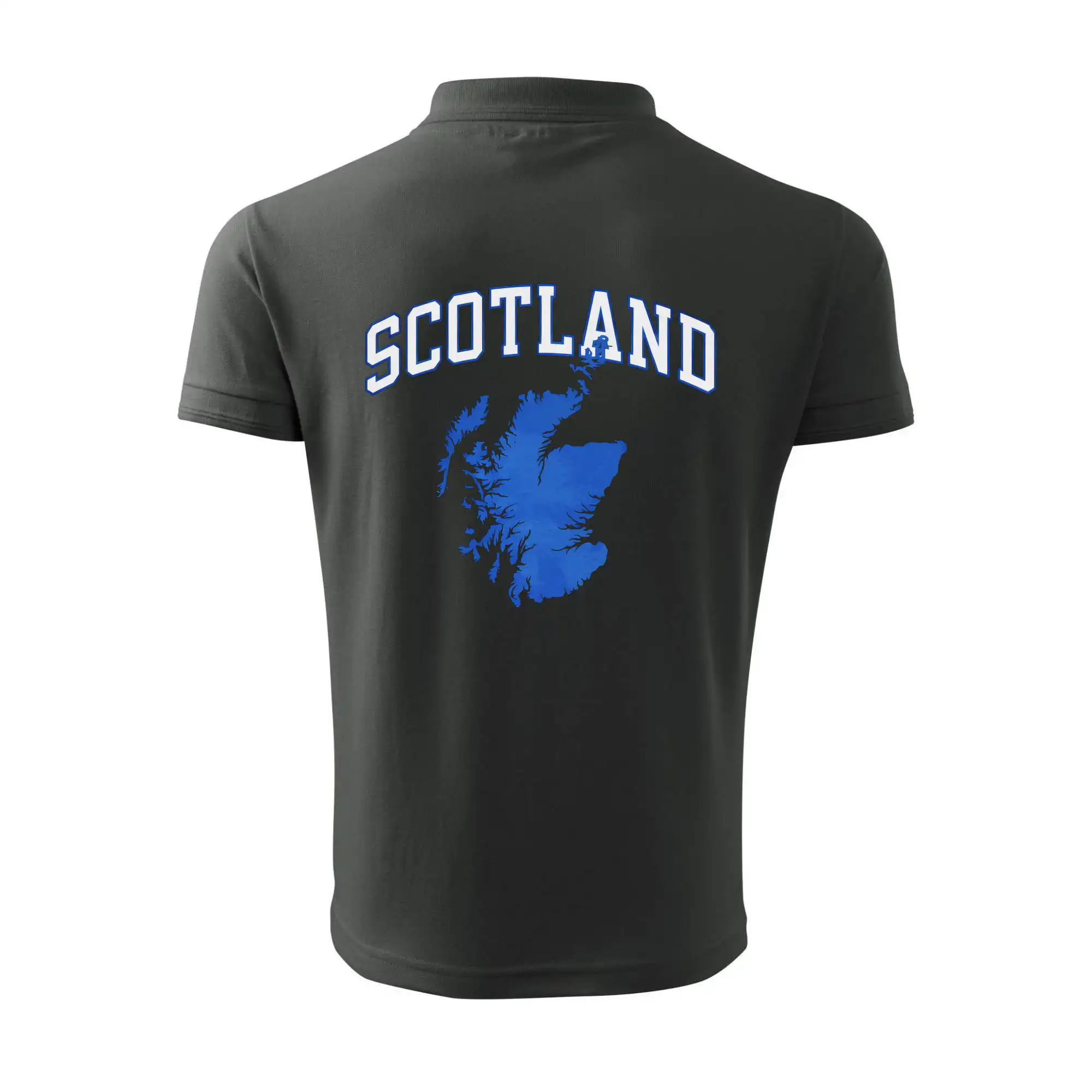 Scotland nápis s mapou