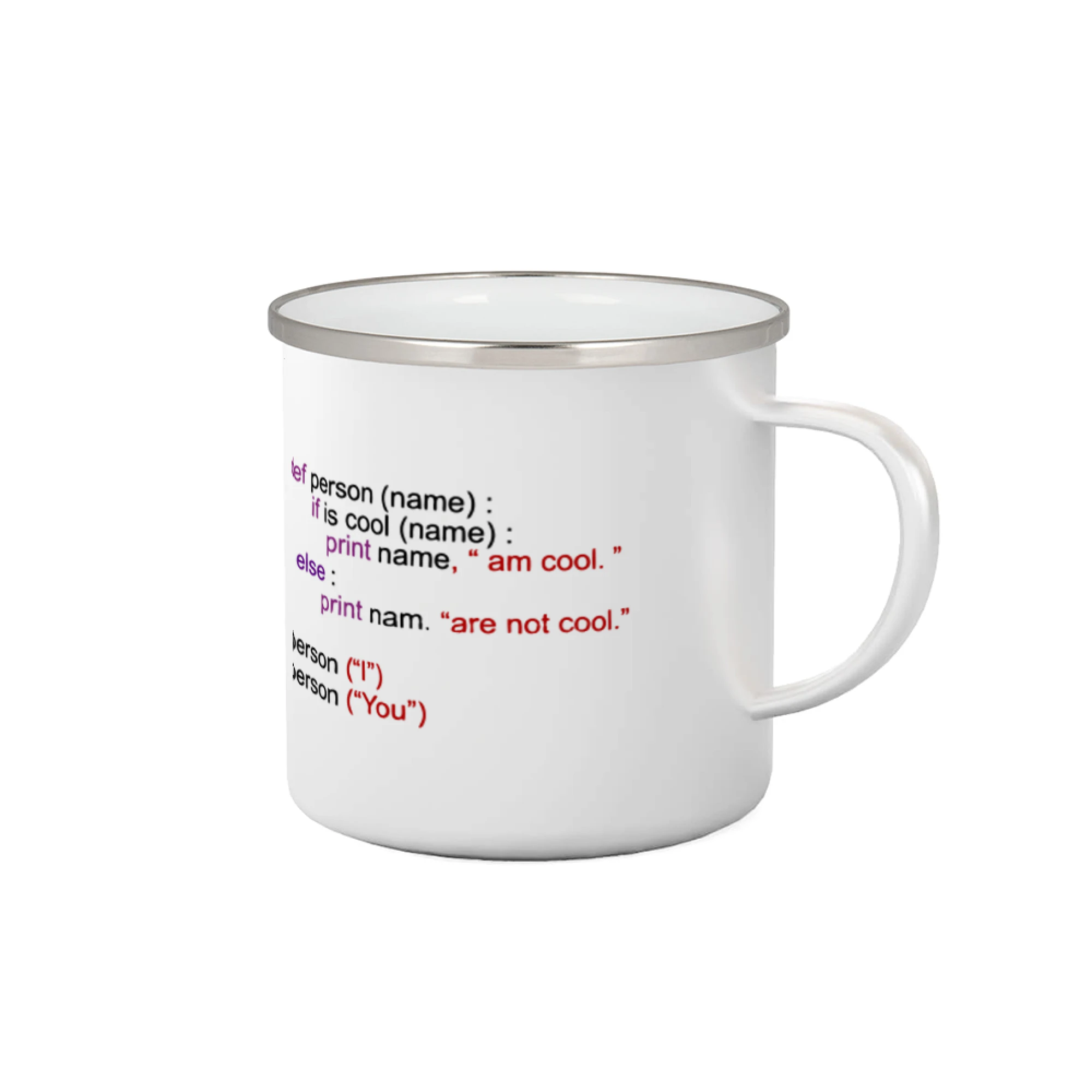 Python I am cool, You are not cool