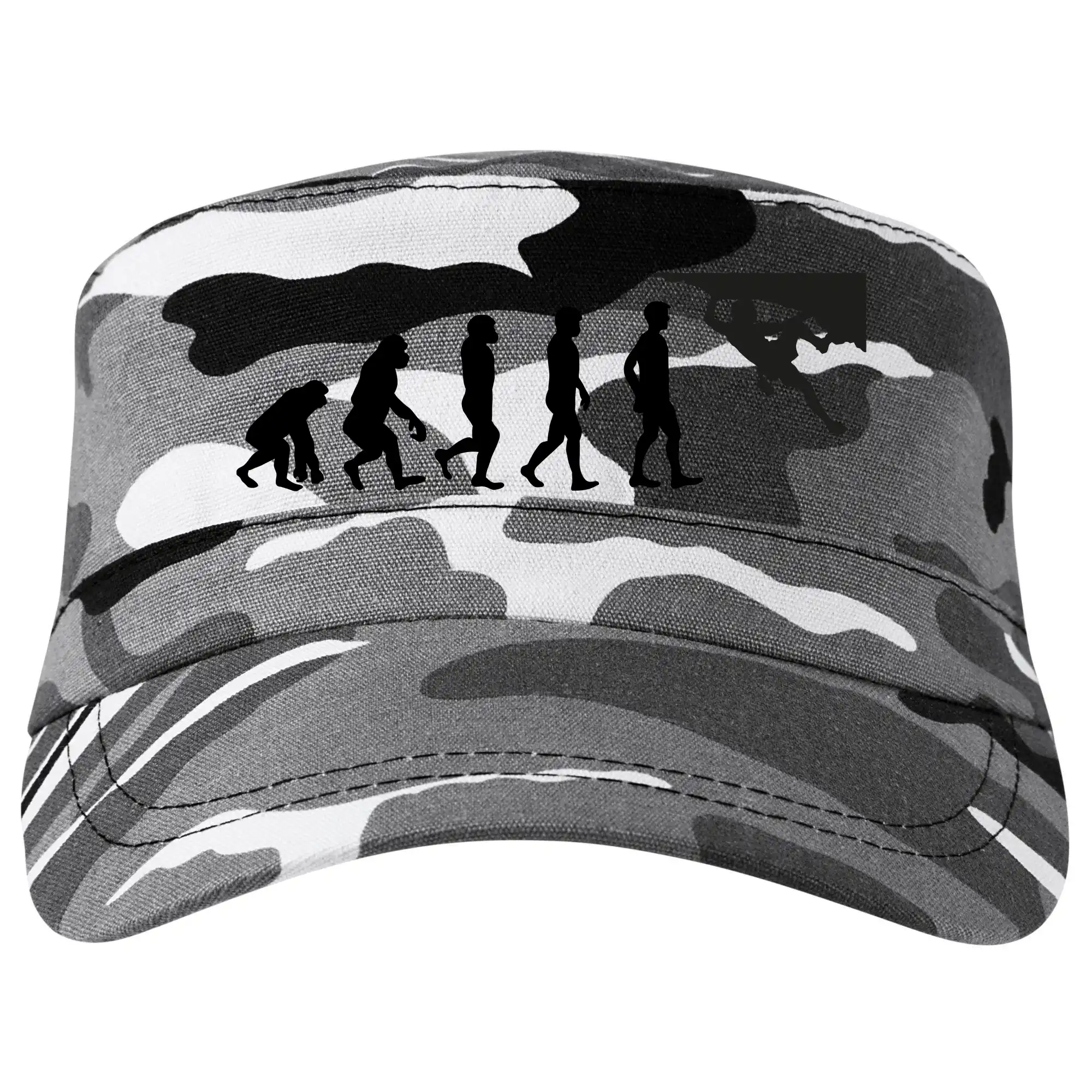 Trička pro horolezcov - Evoluce bouldering - Šiltovka CAMO