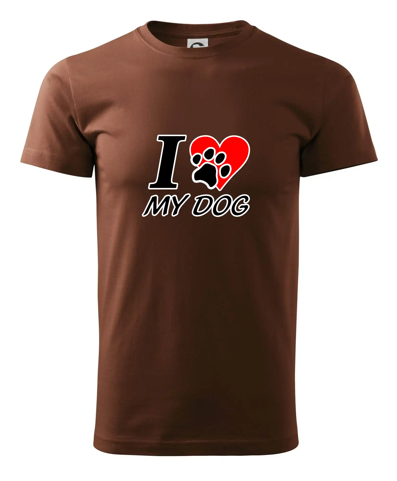Ostatné psie plemená - I love my dog - nápis - Pánske tričko nižšej gramáže