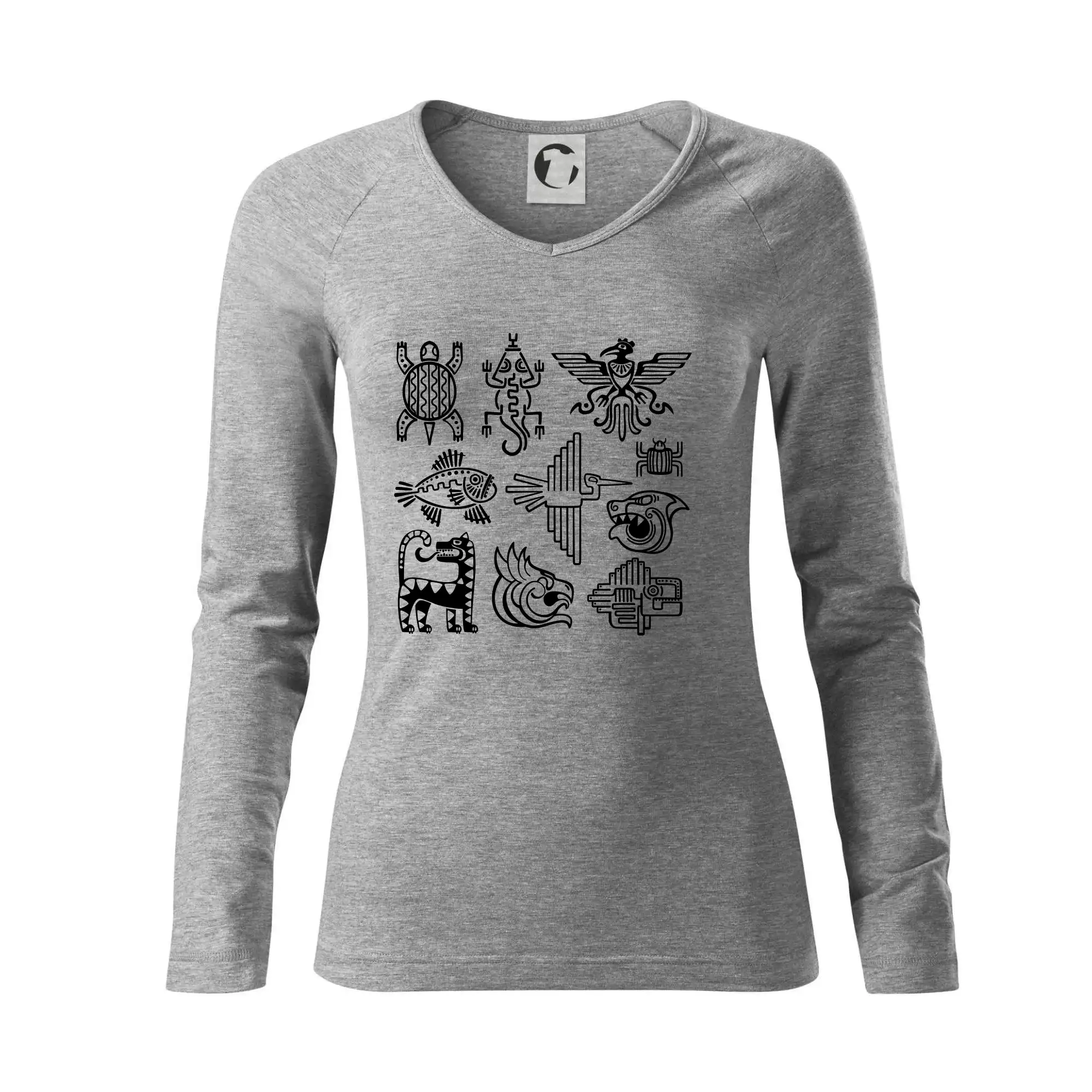 Mayovia / Aztékovia na tričku - Aztécke zvieratá - Tričko dámske Elegance