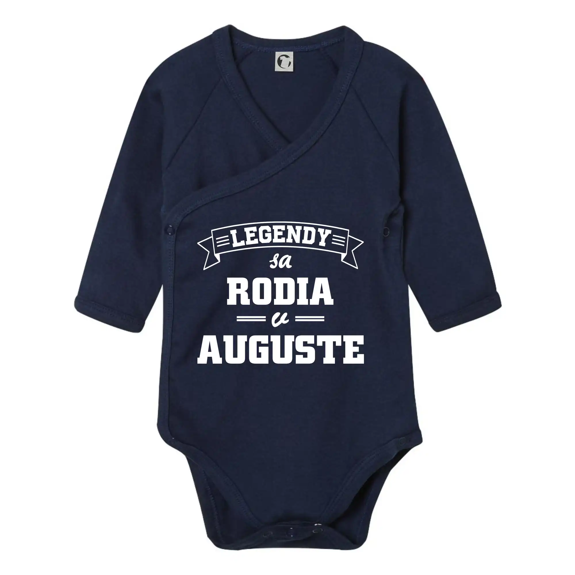 Tričká pre narodených v januáriv auguste - Legendy sa rodia v auguste - Body zavinovacie s dlhým rukávom