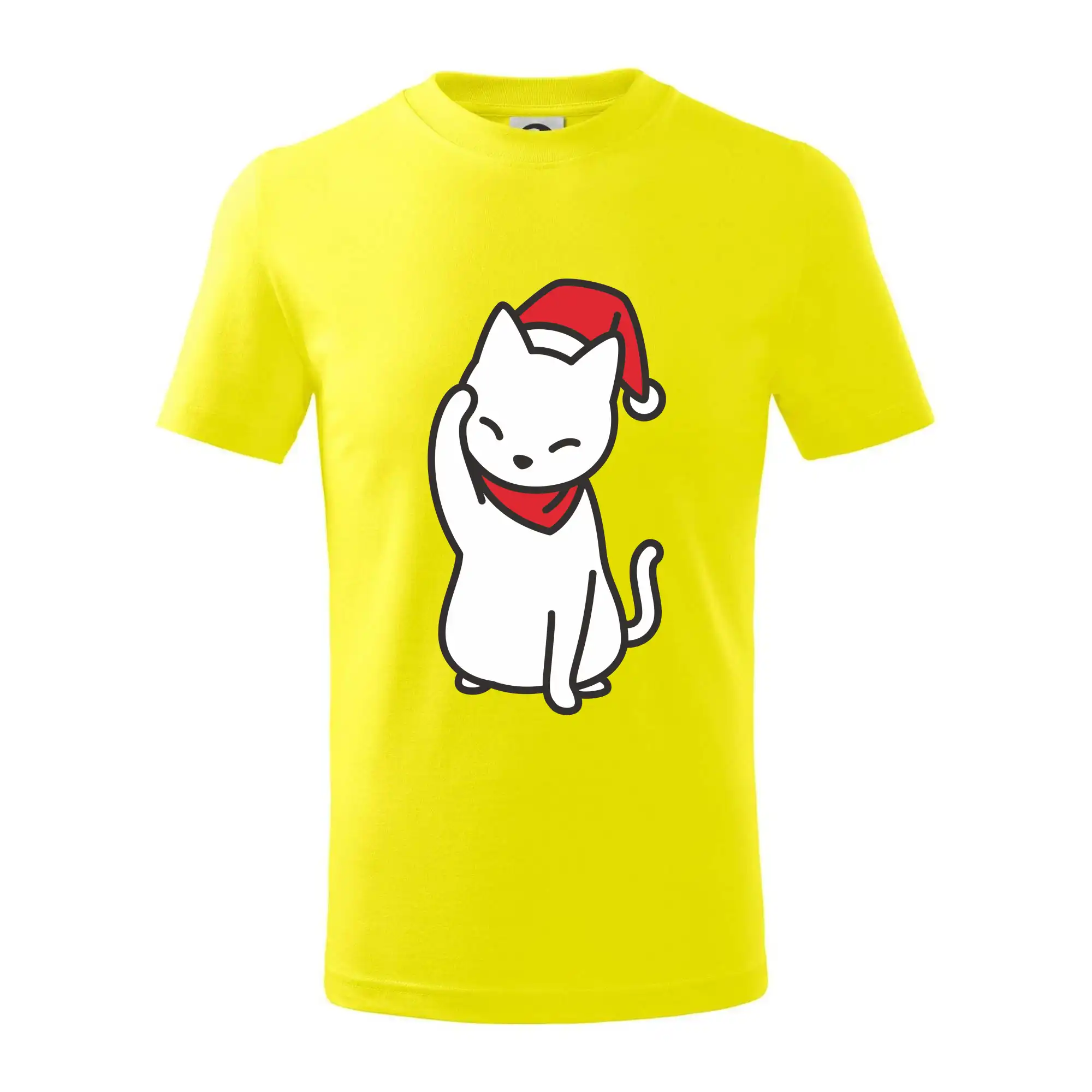 Vánoční kočka mávající