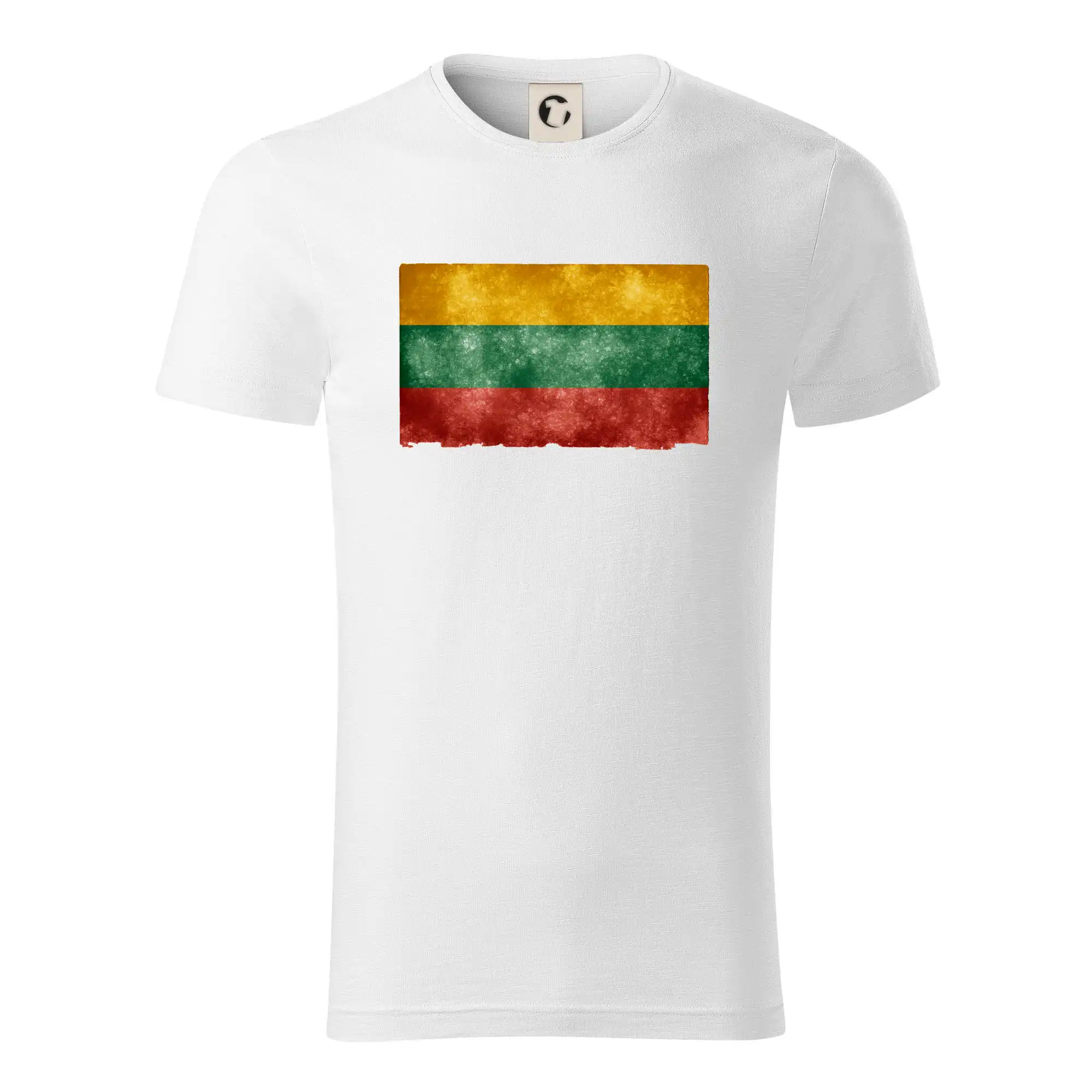 Motívy štátnych vlajok - Litva vlajka stará - Tričko z organickej bavlny