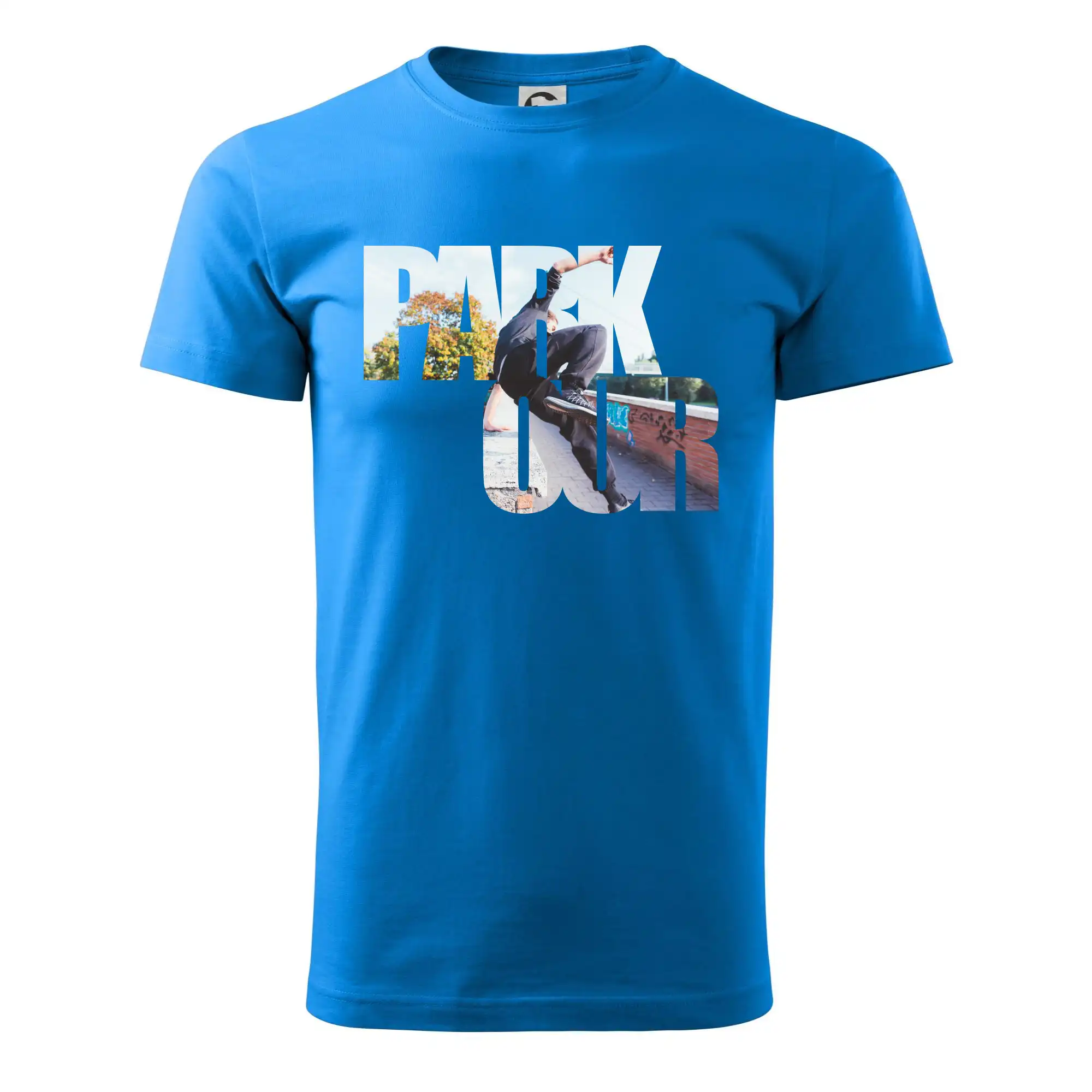 Parkour nápis ve městě