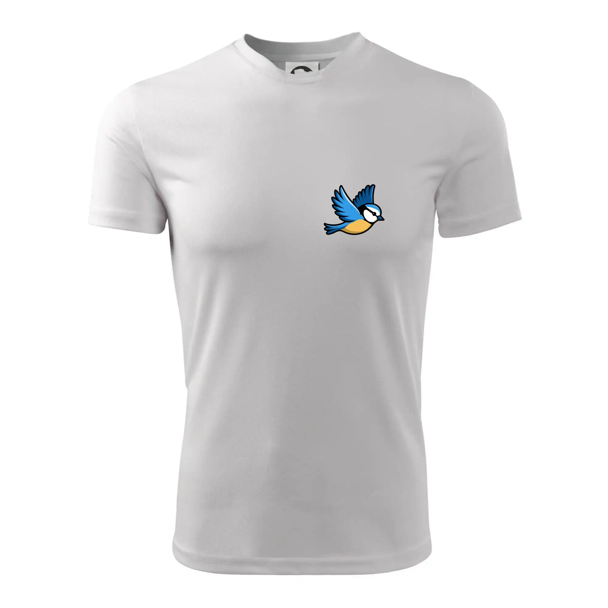 Sýkorka modřinka na prsu