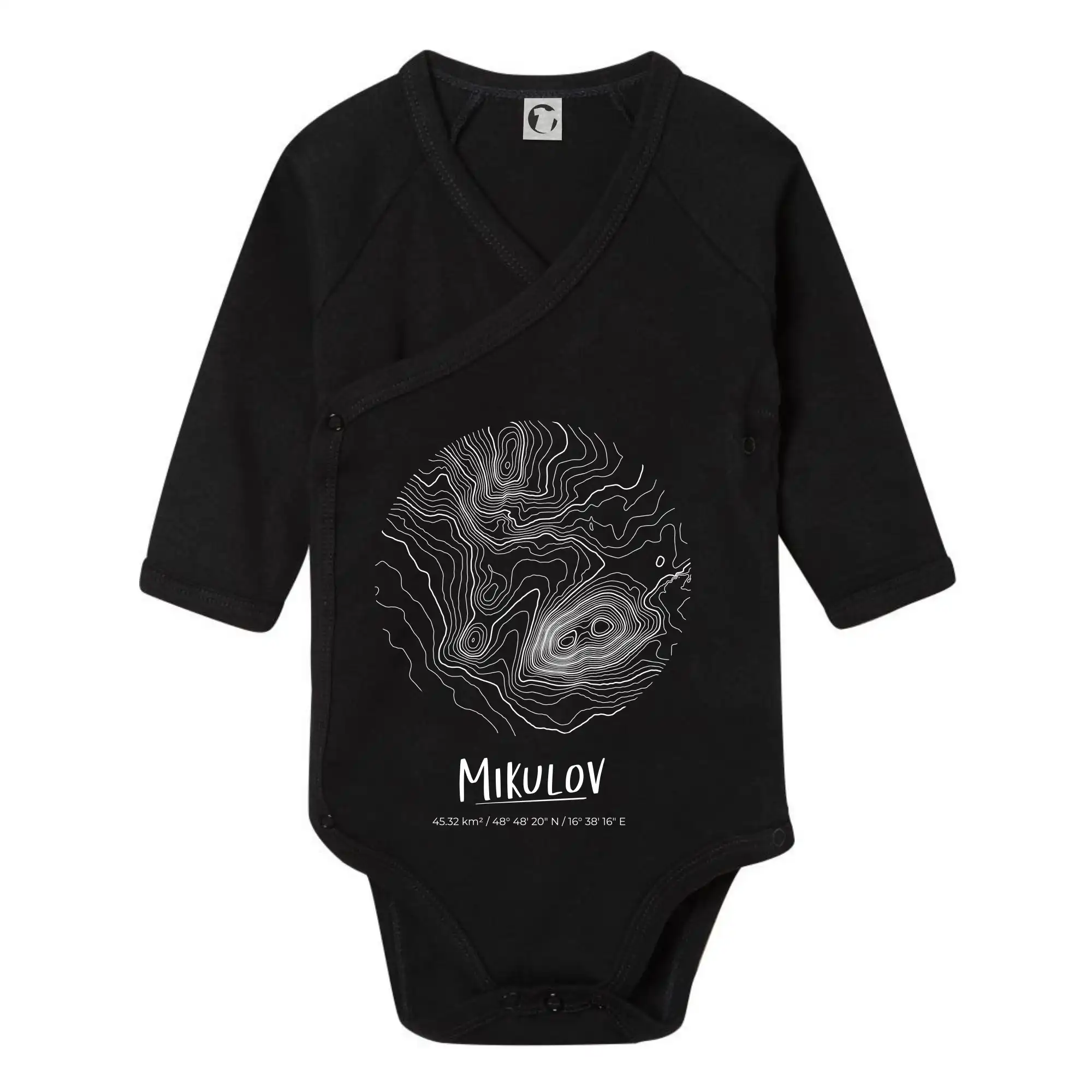 Mikulov - vrstevnice v kruhu