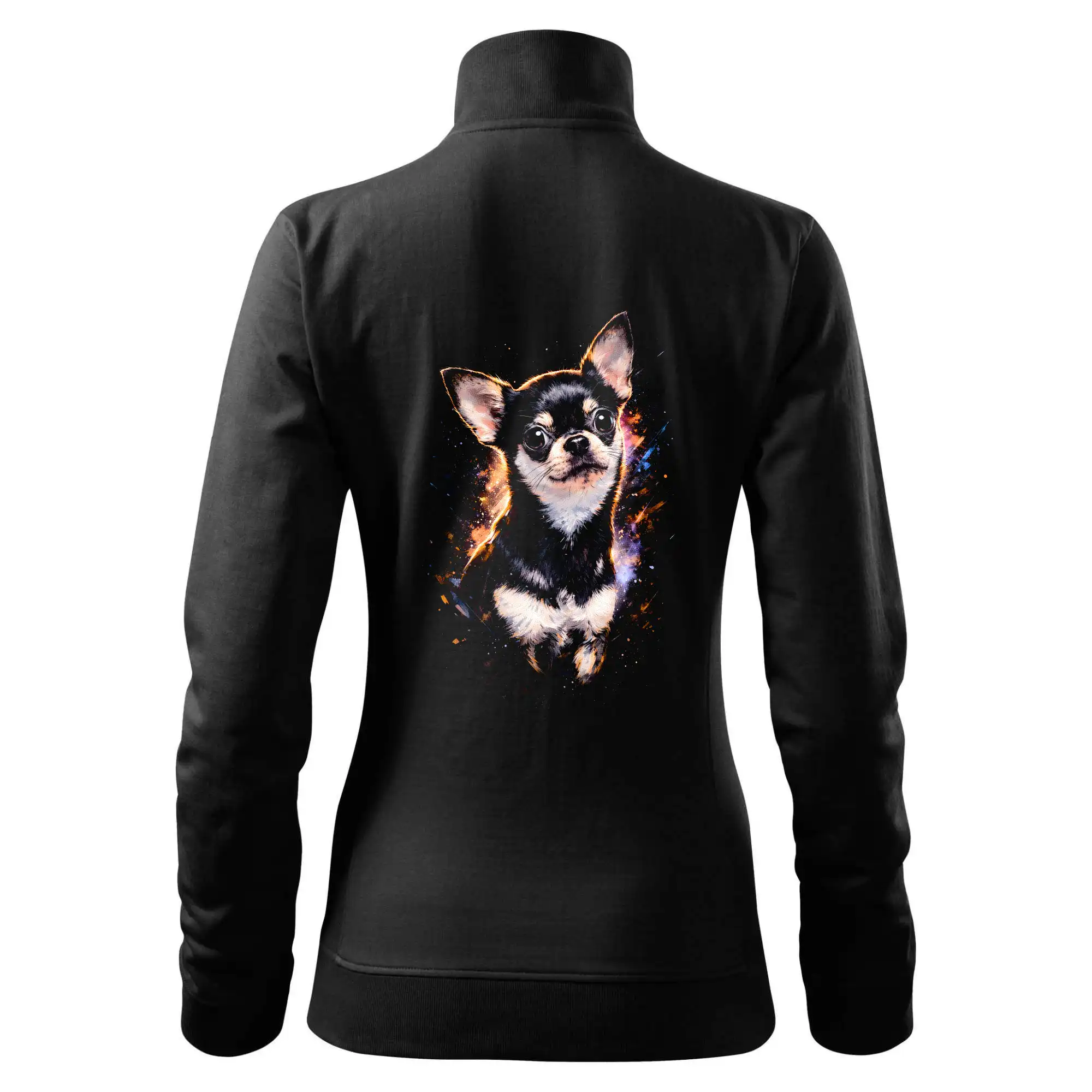 Obrázek polotón Čivava bílo černá