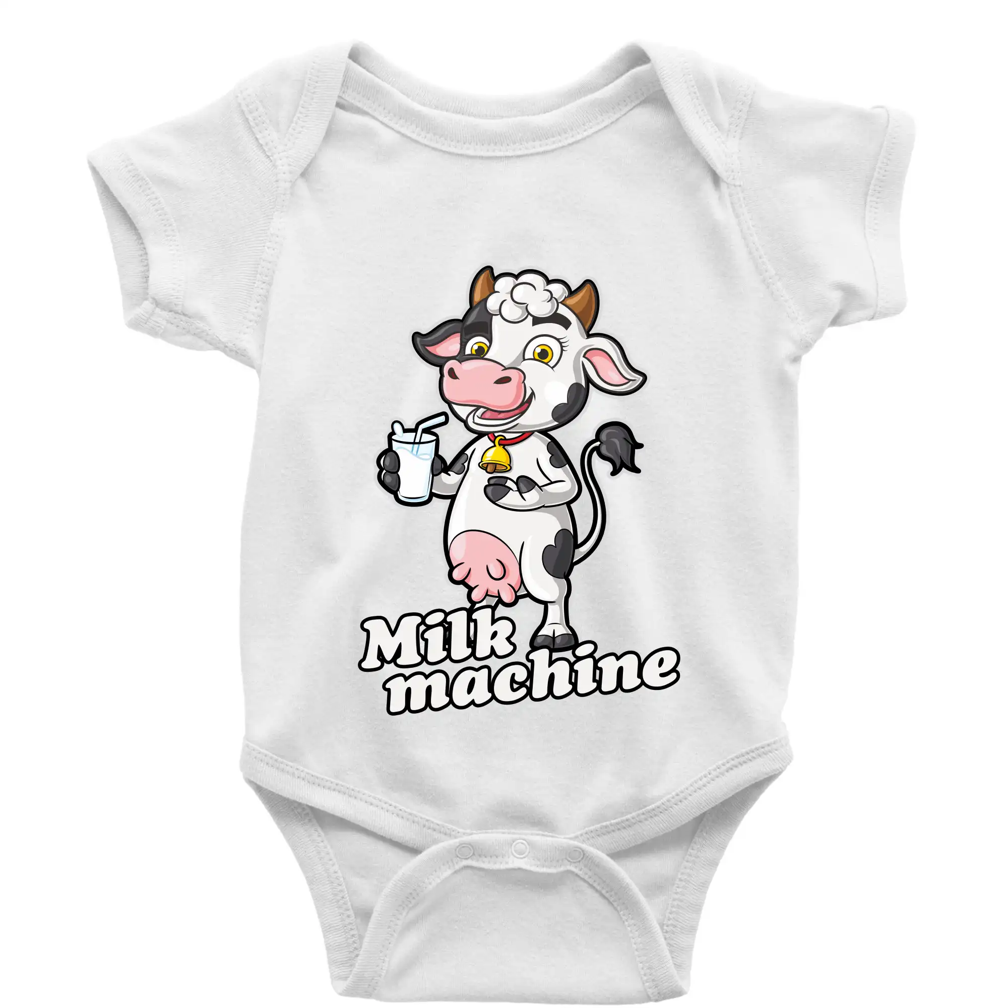 Milk machine - Body dojčenské s krátkym rukávom