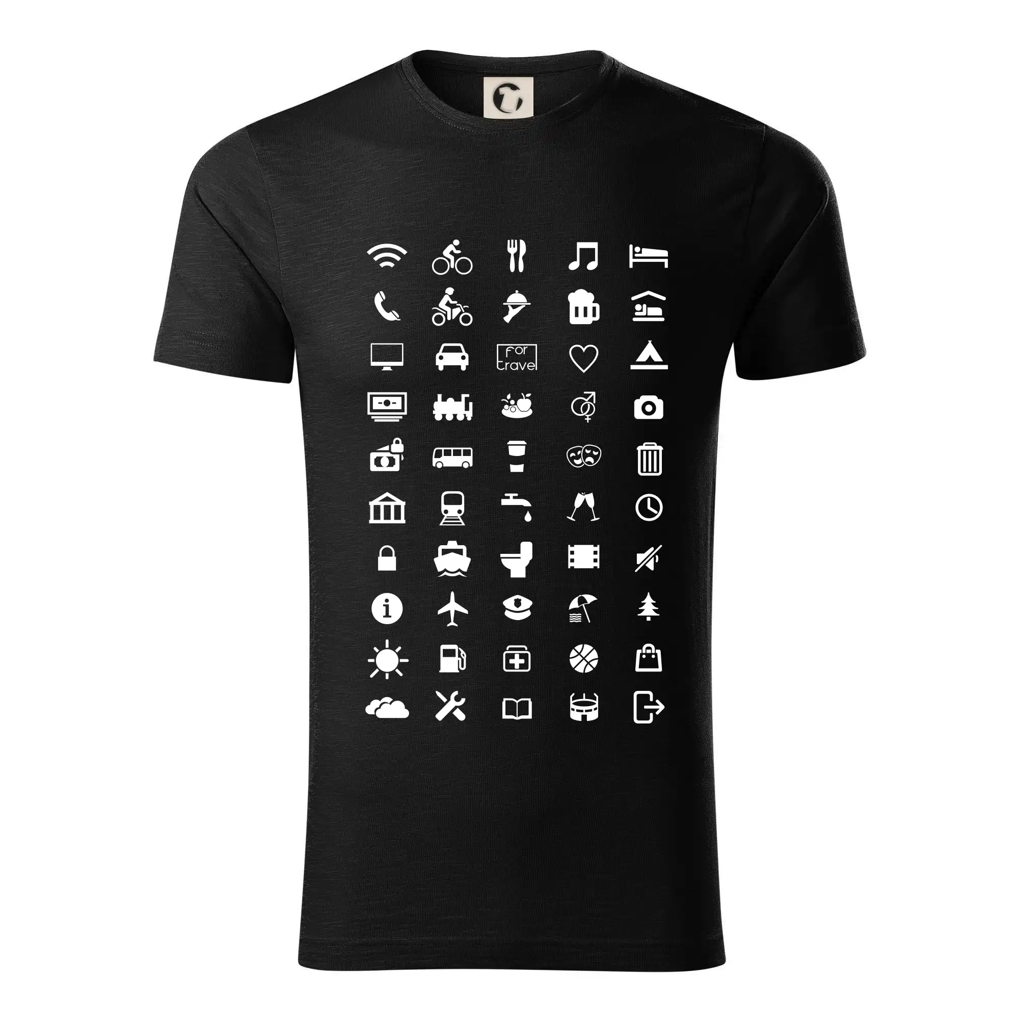 Trička pre cestovateľov - FOR TRAVEL - slovník na cestovanie - Tričko z organickej bavlny