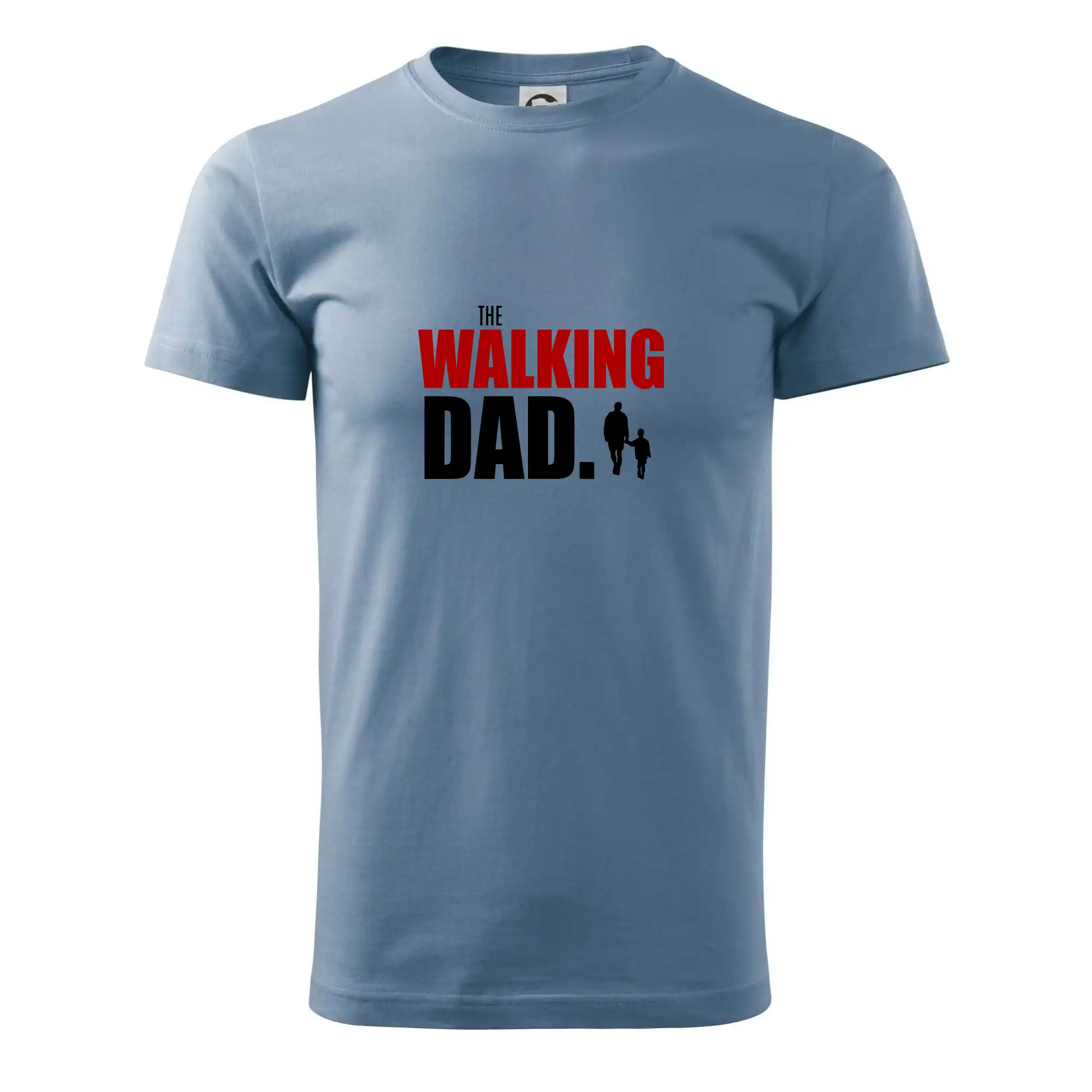 Najlepší darček pre otecka ku dňu otcov - The walking dad jedno dieťa - Klasické pánske tričko vyššej gramáže