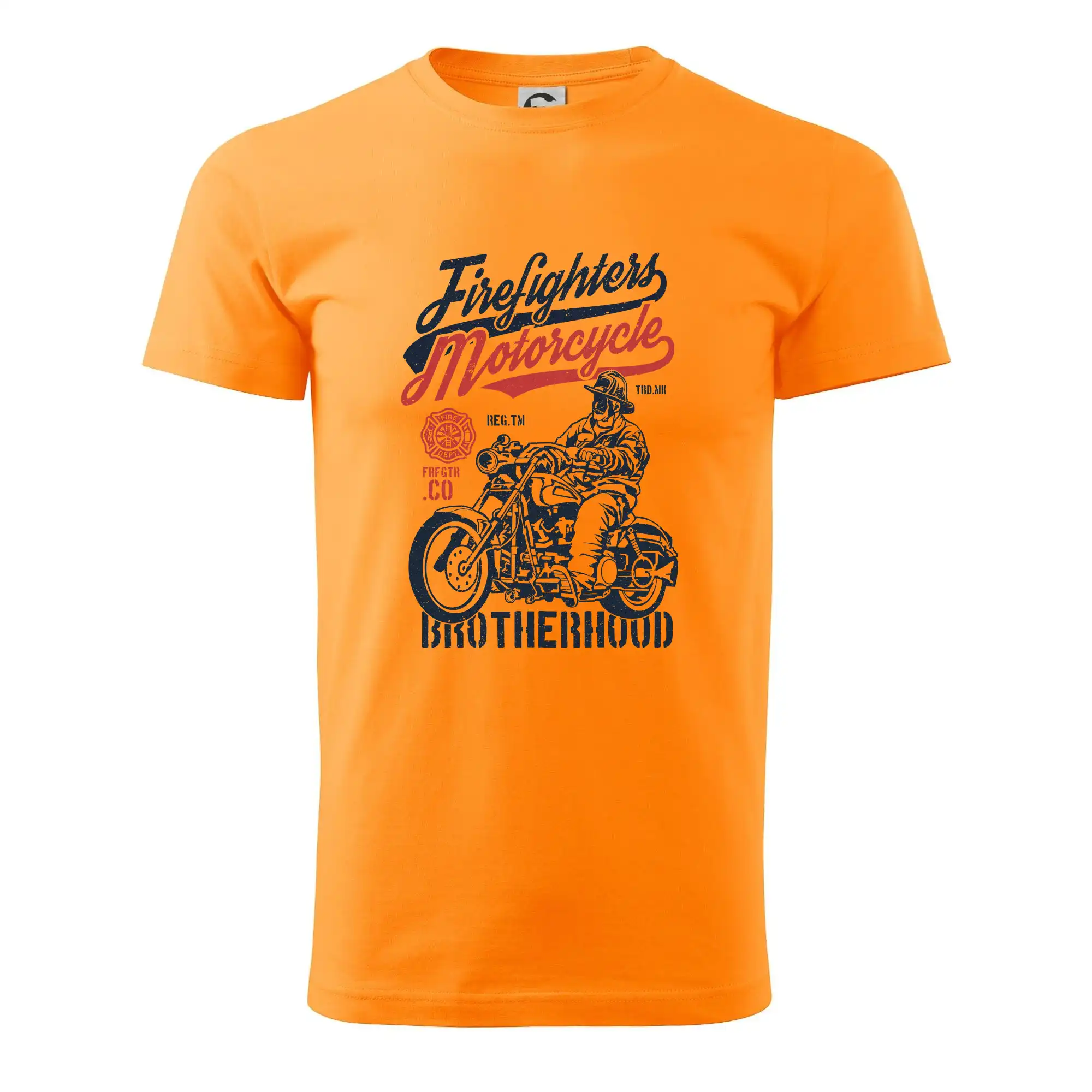 Originálne tričká pre hasičov - Firefighters Motorcycle - Pánske tričko nižšej gramáže