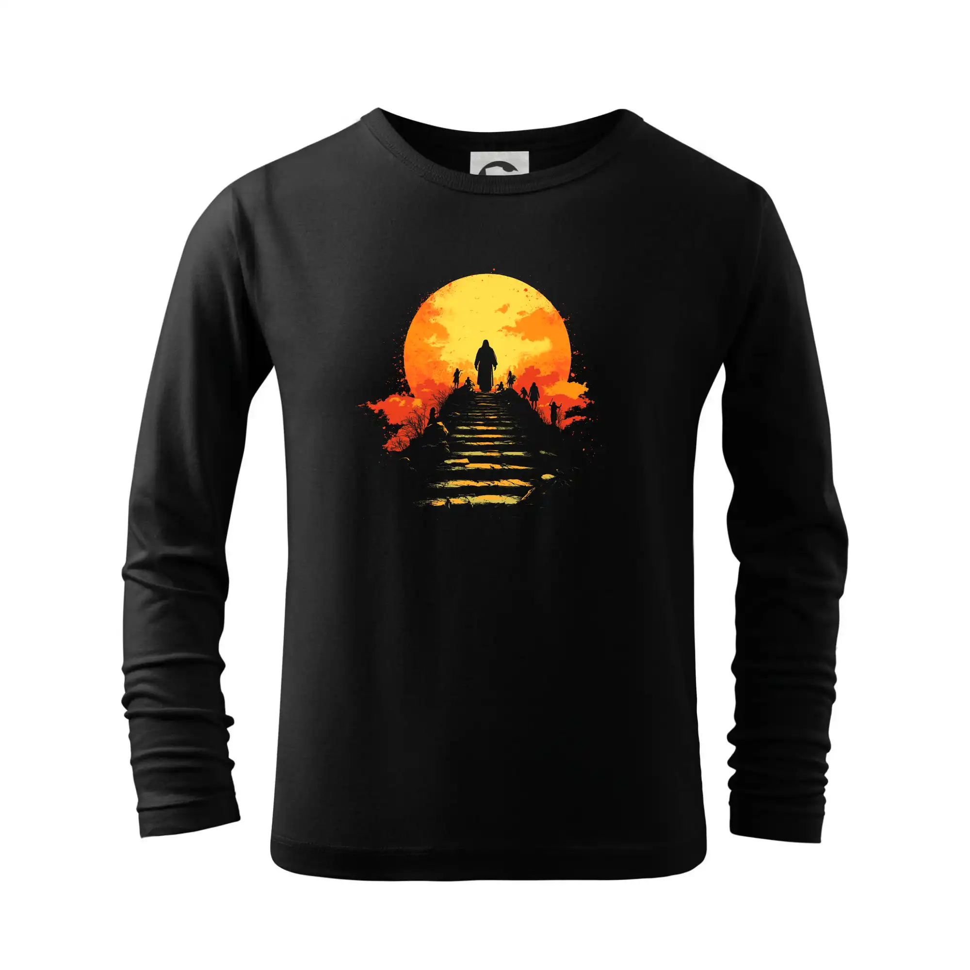 Ježiš a západ slnka - Tričko detské Long Sleeve