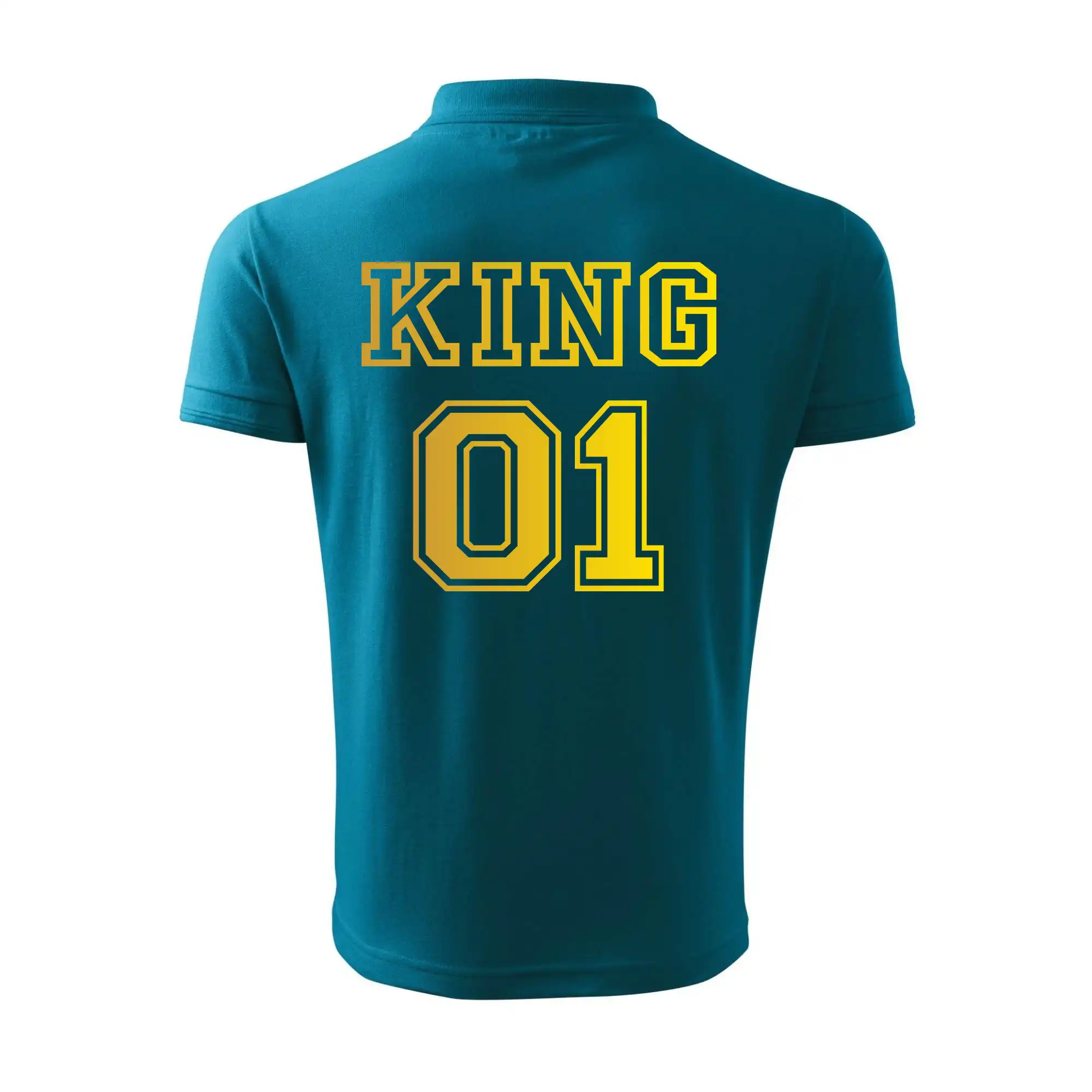 King - Queen - 01 dres - zlatý potisk