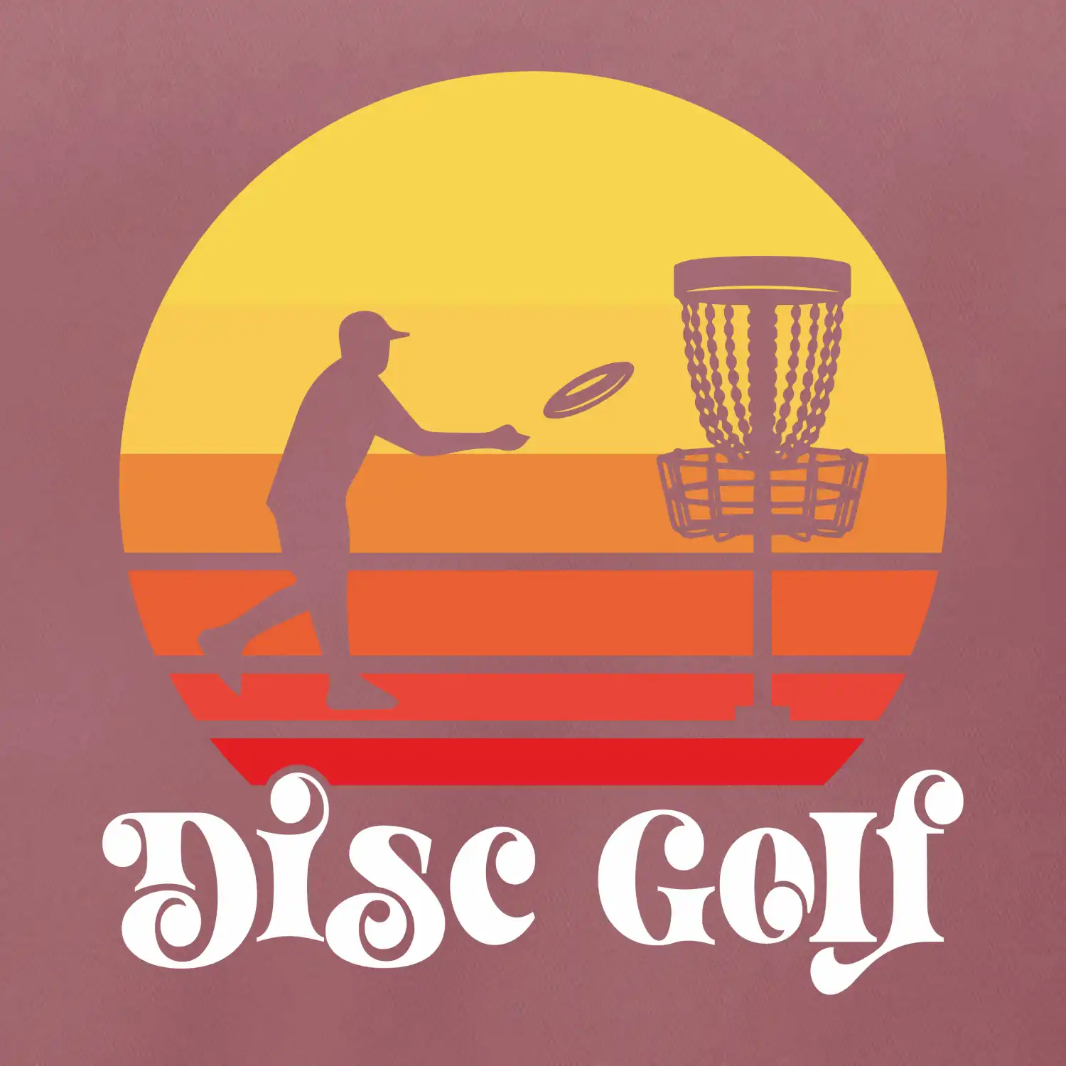 Disc golf postava vintage