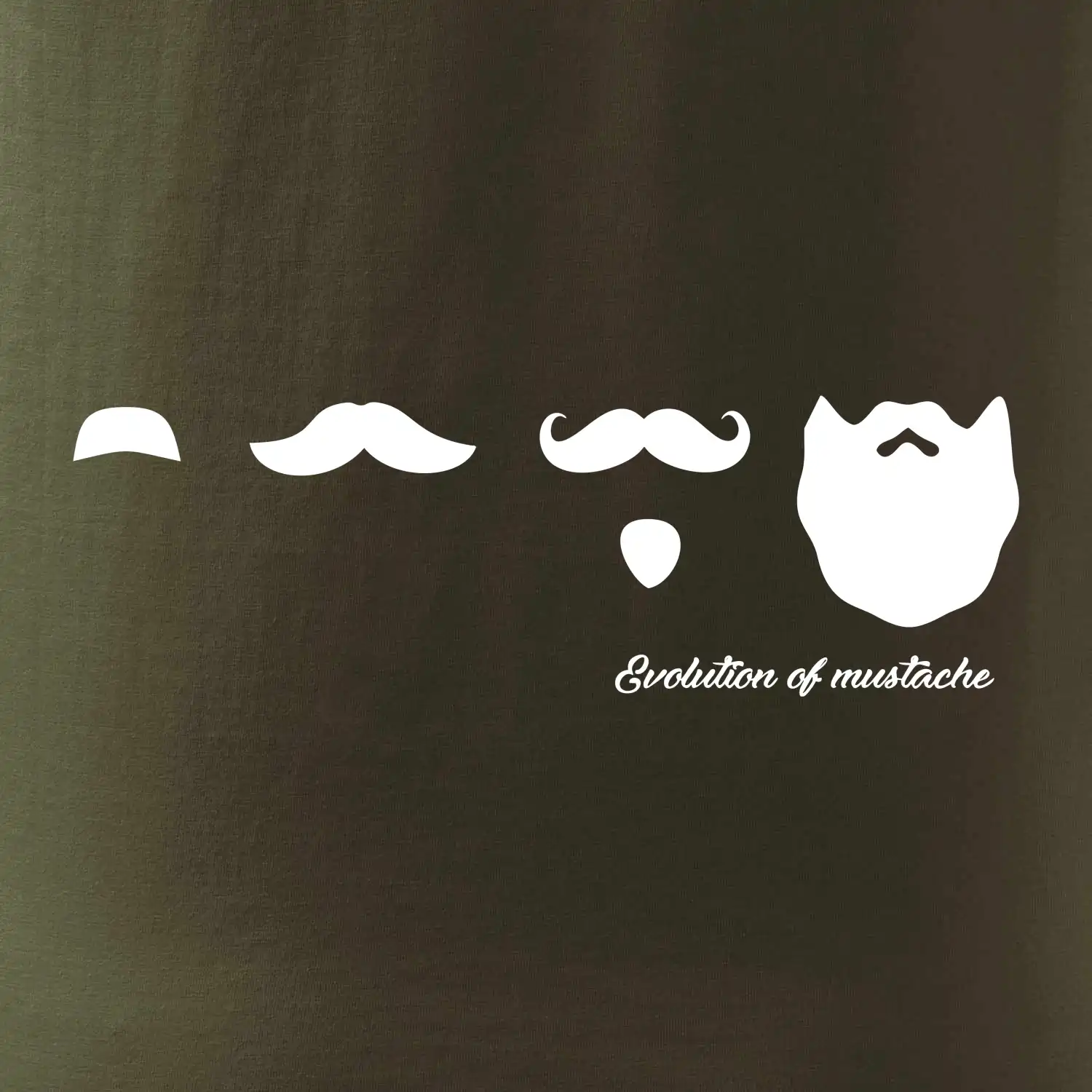 Evolution mustache