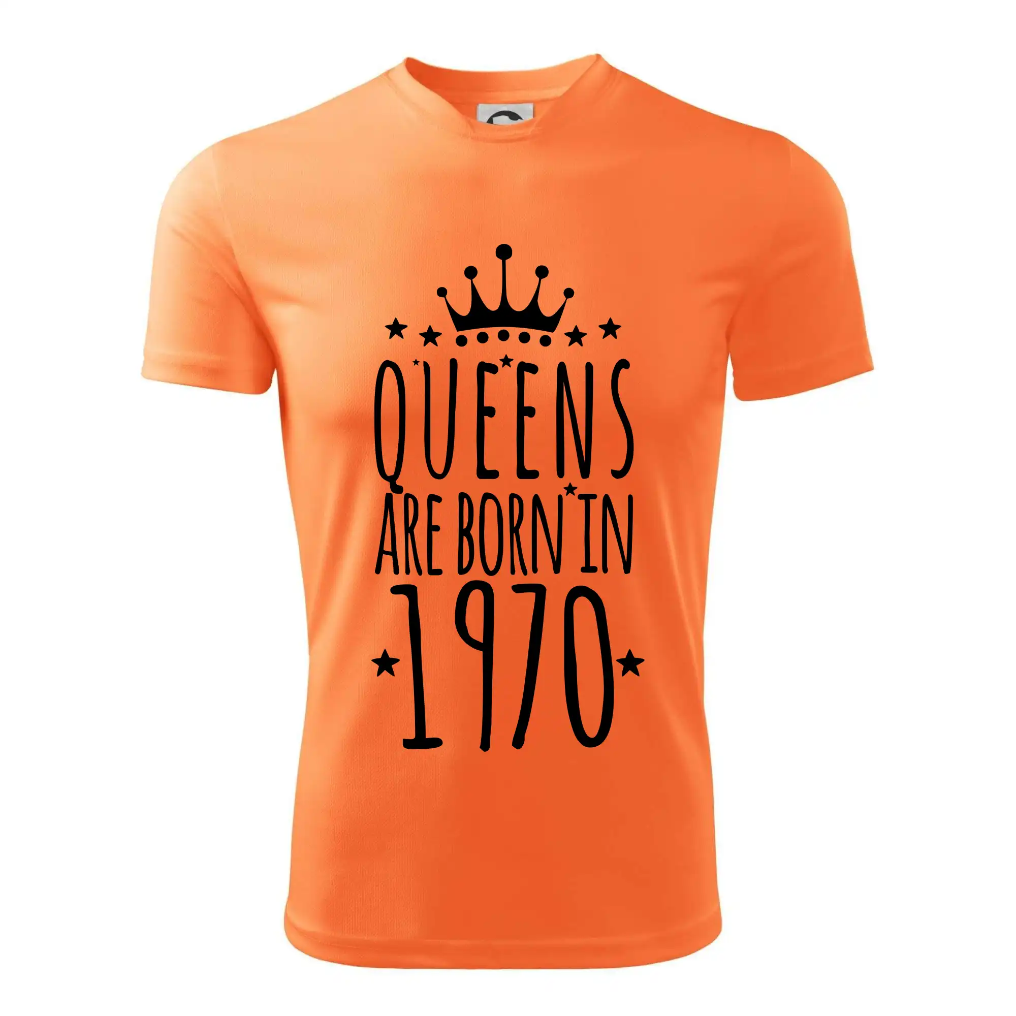 Trička s ročníkom 1970 - Queens are born in 1970 - Detské tričko športové