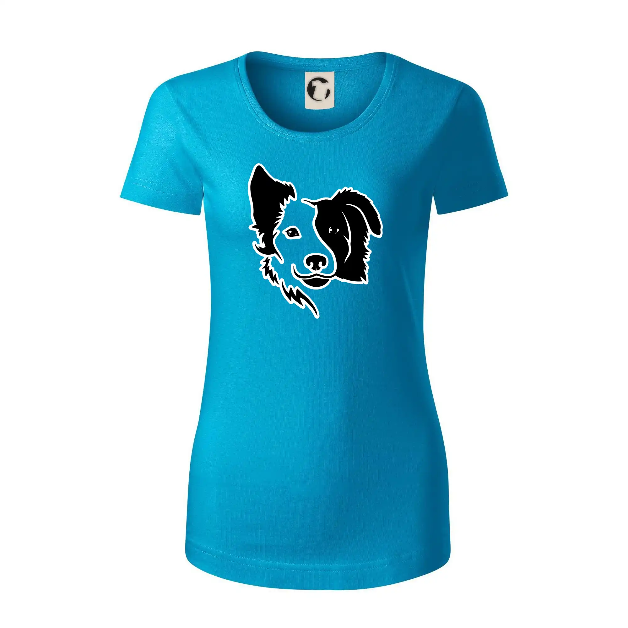 Border kólie obrys hlavy