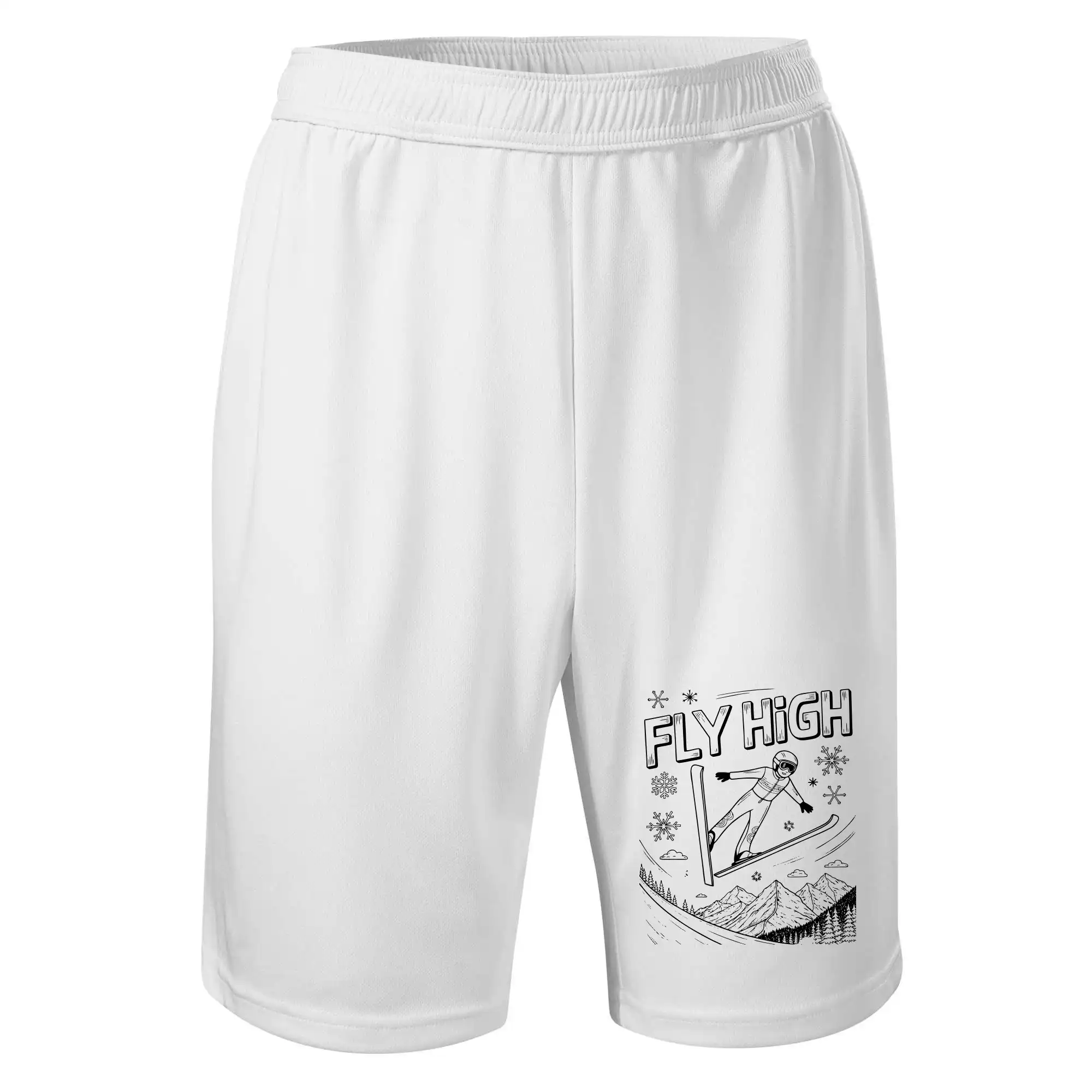 Černobílý skokan fly high