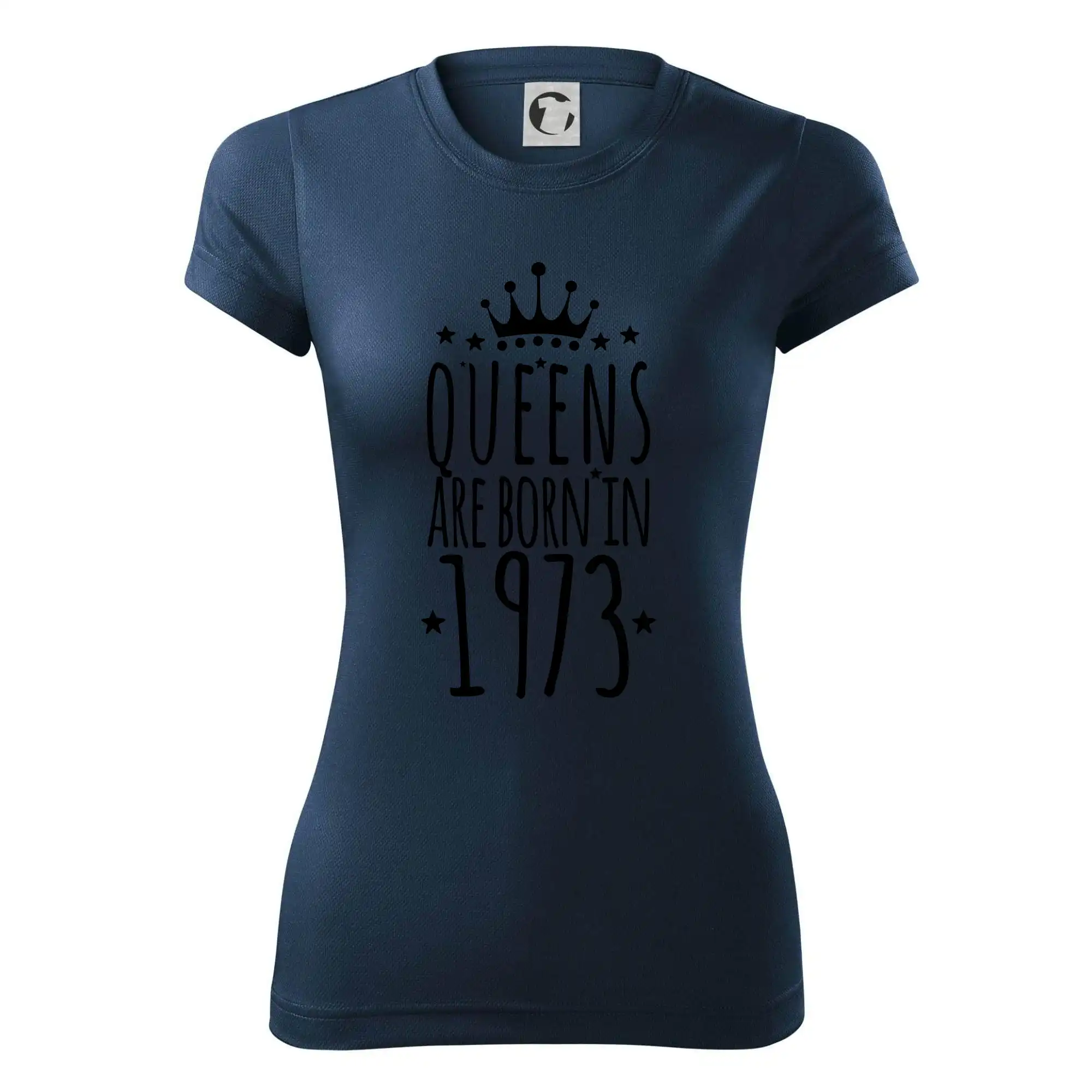 Tričká k narodeninám - Queens are born in 1973 - Dámske Fantasy športové (dresovina)