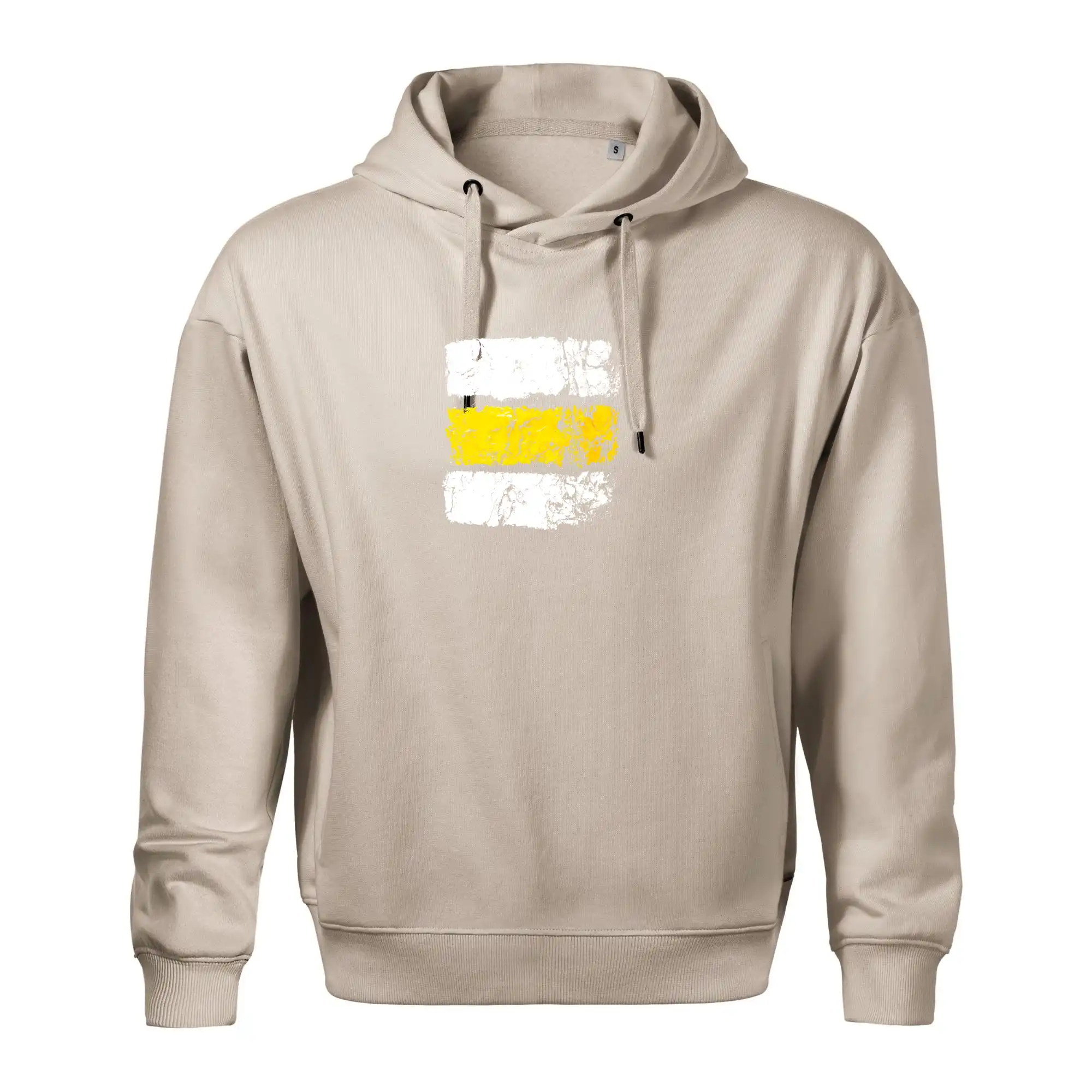 Trička pre cestovateľov - Turistická značka - žltá - Oversized mikina pánska Moon - kratšia + širšia