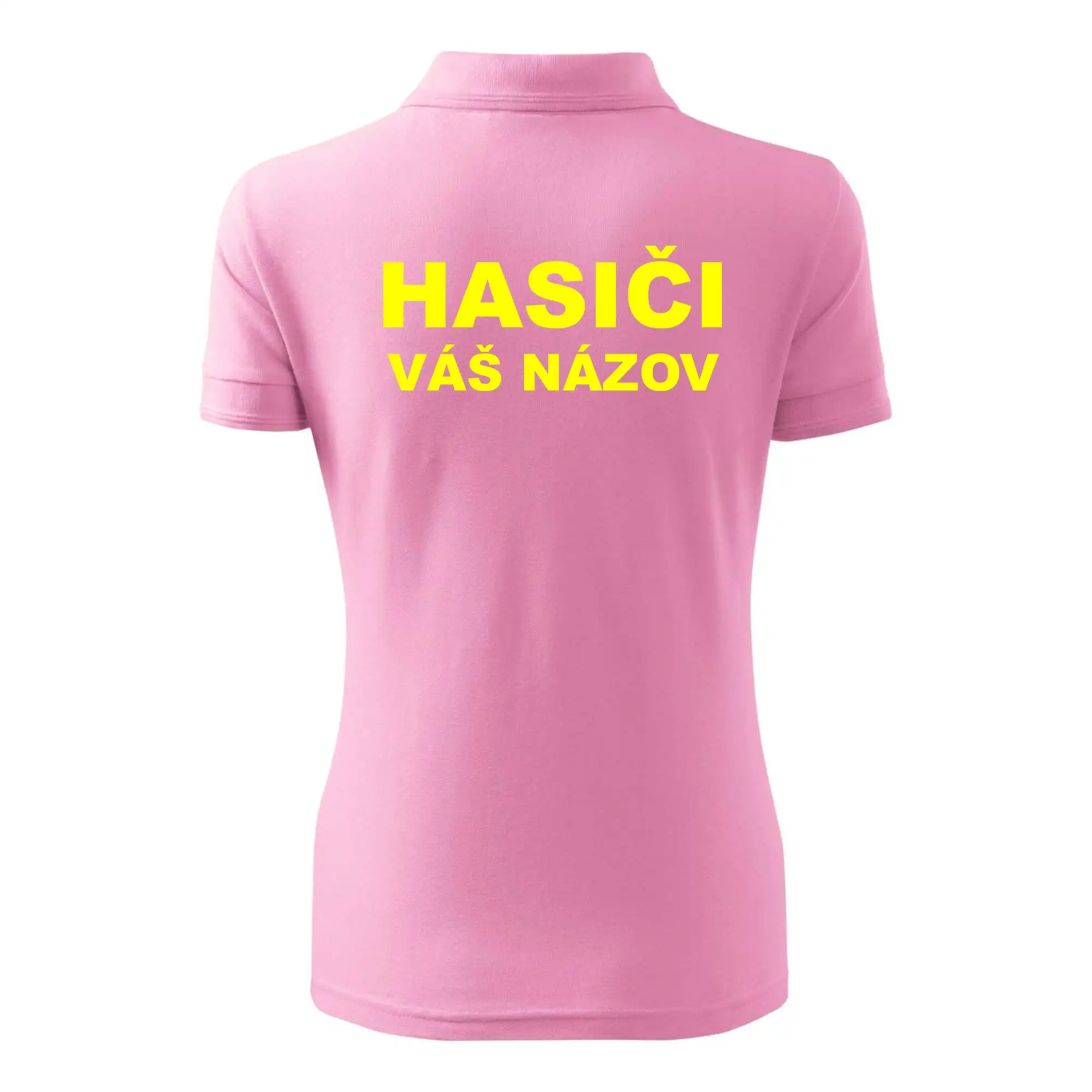 Hasiči - žltý nápis - váš názov zboru