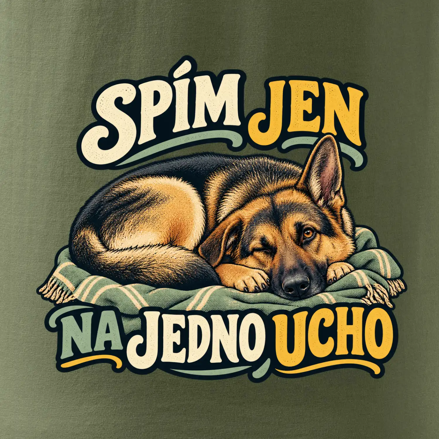 Spím jen na jedno ucho - vlčák