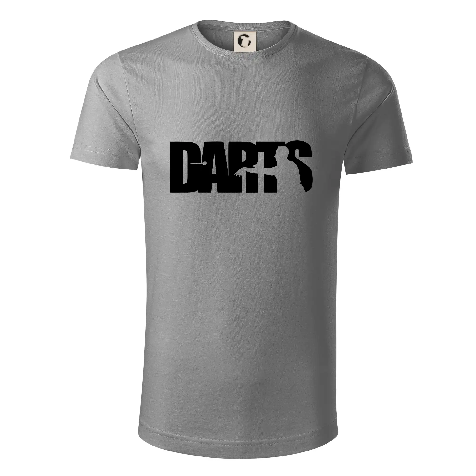 Darts - nápis se šipkařem
