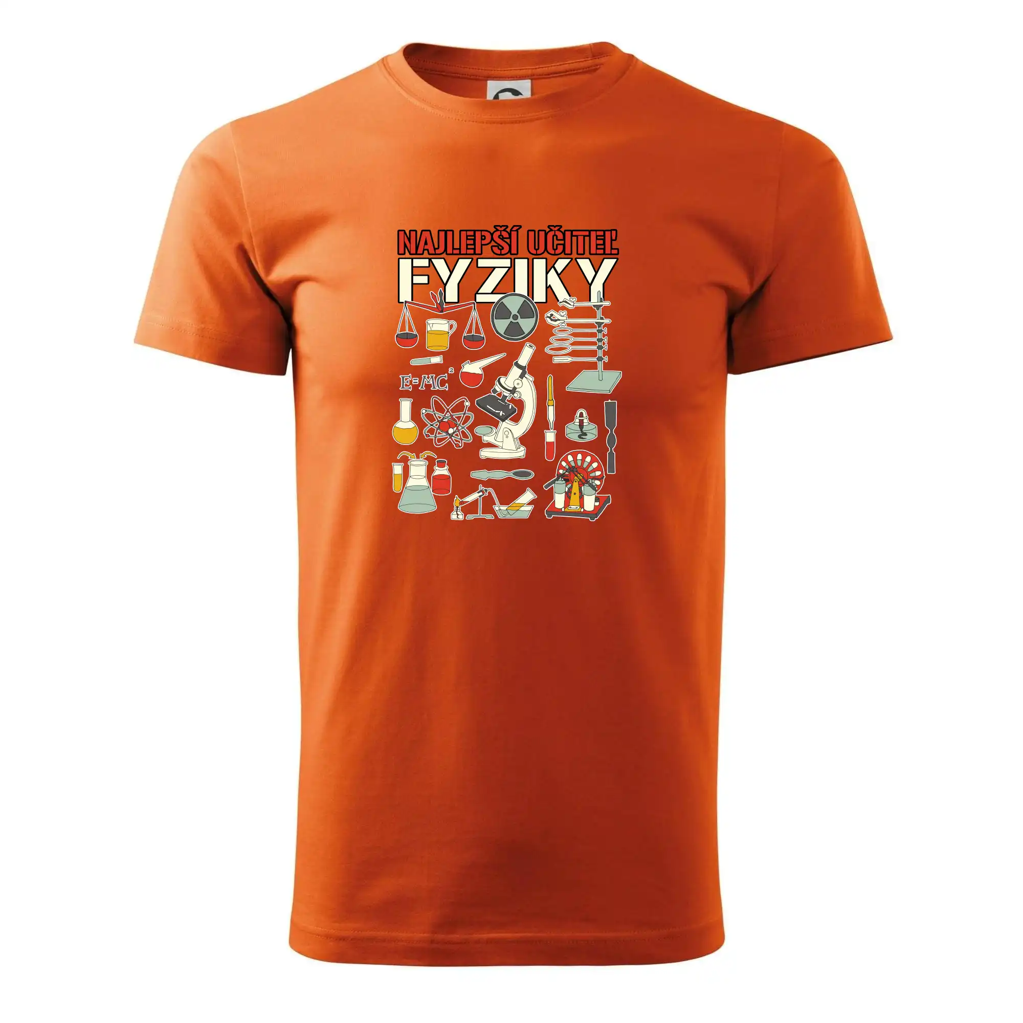 Učiteľské tričká - Najlepší učiteľ fyziky SK - Tričko extra veľké  (5-8XL)