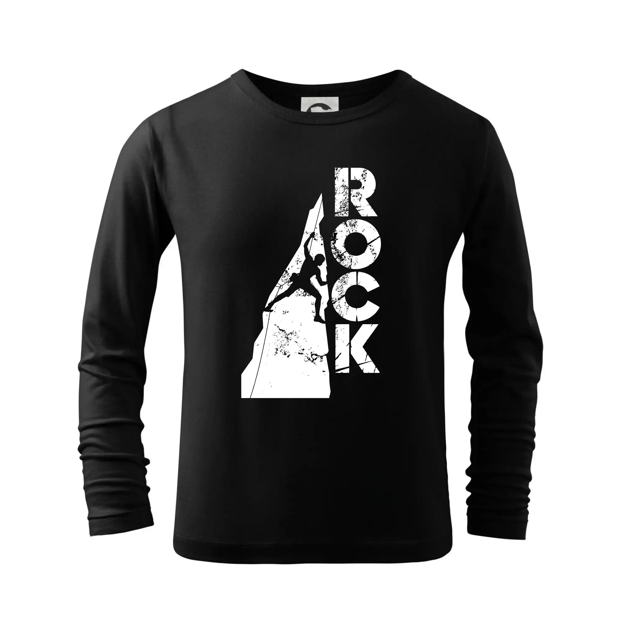 Trička pro horolezcov - Rock - biela skala - Tričko detské Long Sleeve