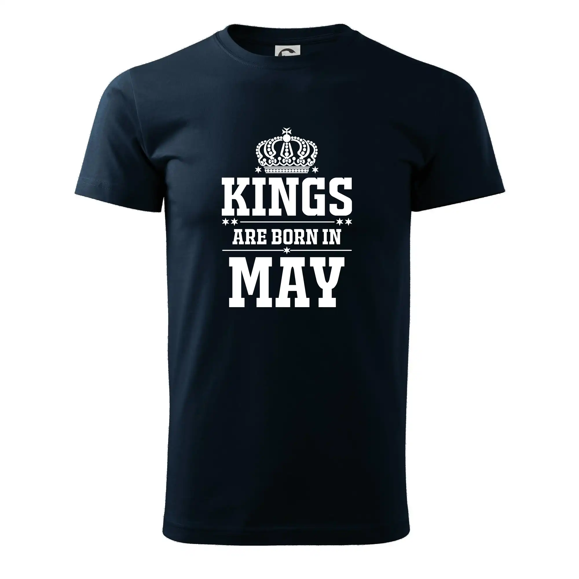 Tričká pre narodených v máji - Kings are born in May - Pánske tričko nižšej gramáže