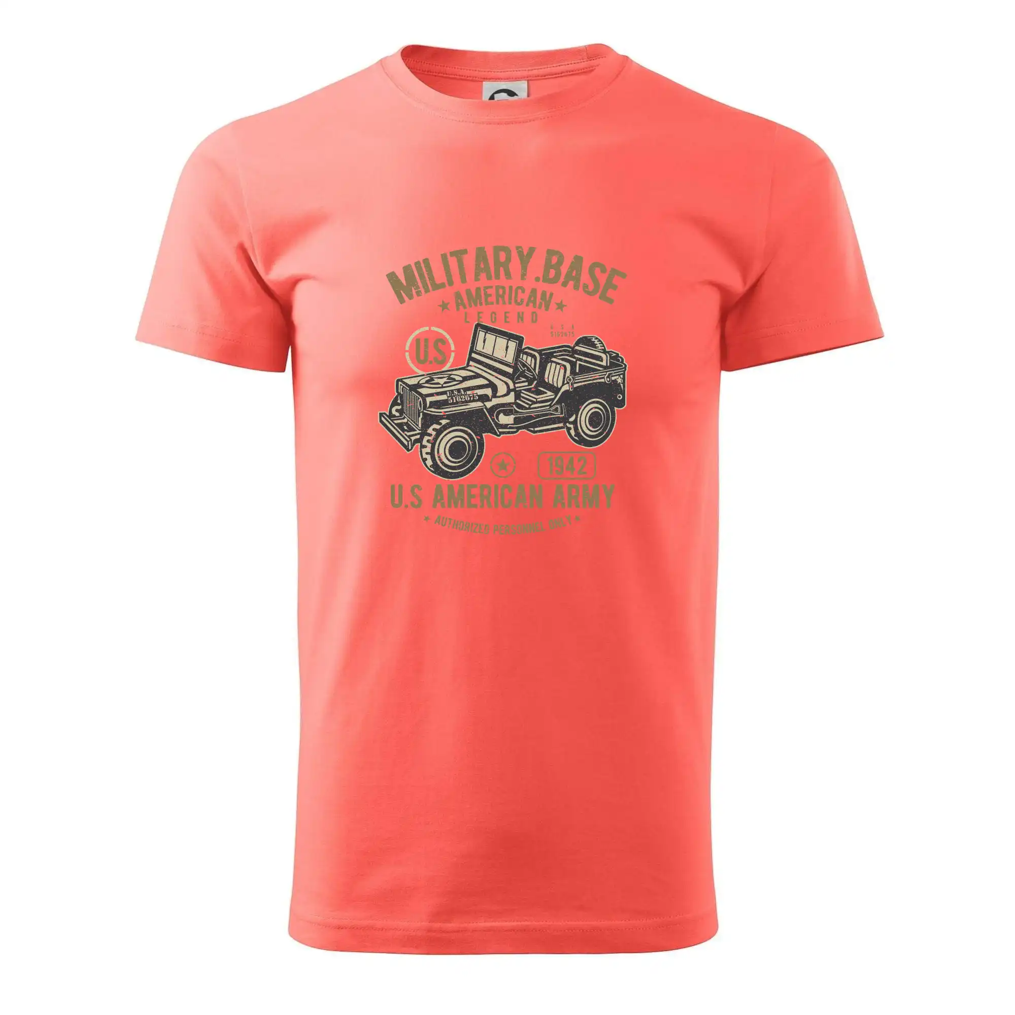 American Army Jeep - Pánske tričko nižšej gramáže