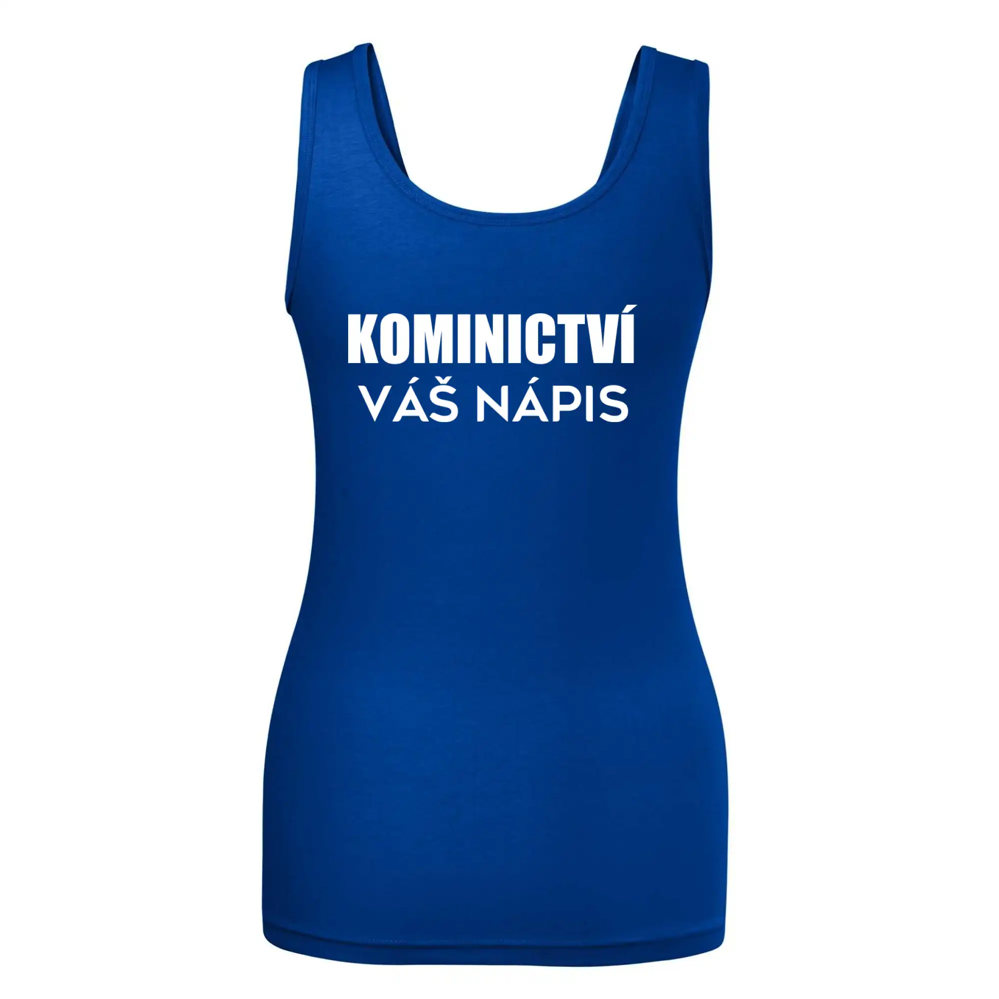 Kominík logo + nápis na zádech