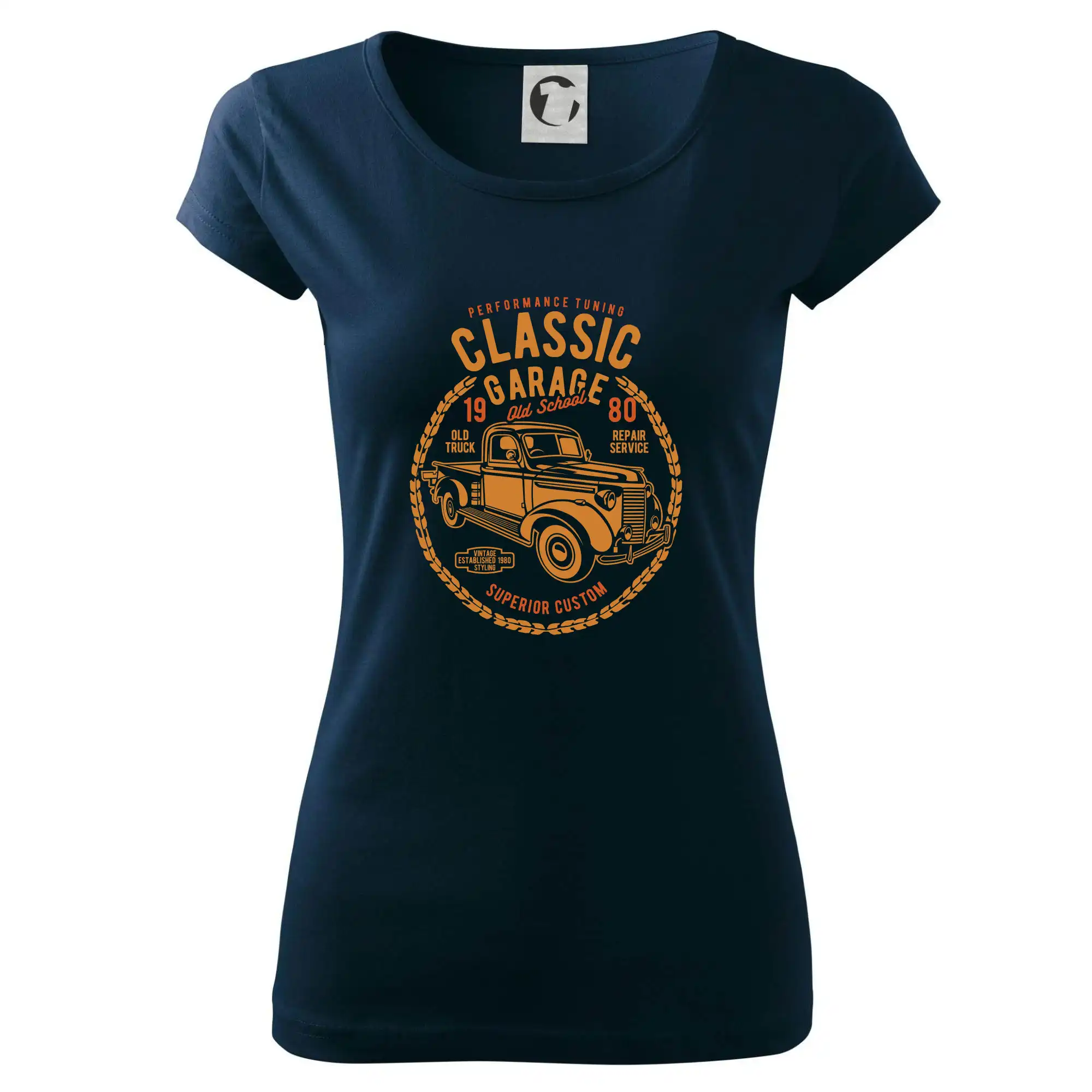 Tričká s kamionmi a nákladiakmi - Classic Garage - Dámske tričko Pure