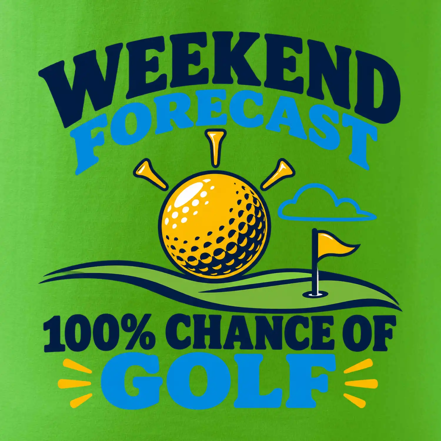 Weekend forecast golfové počasí