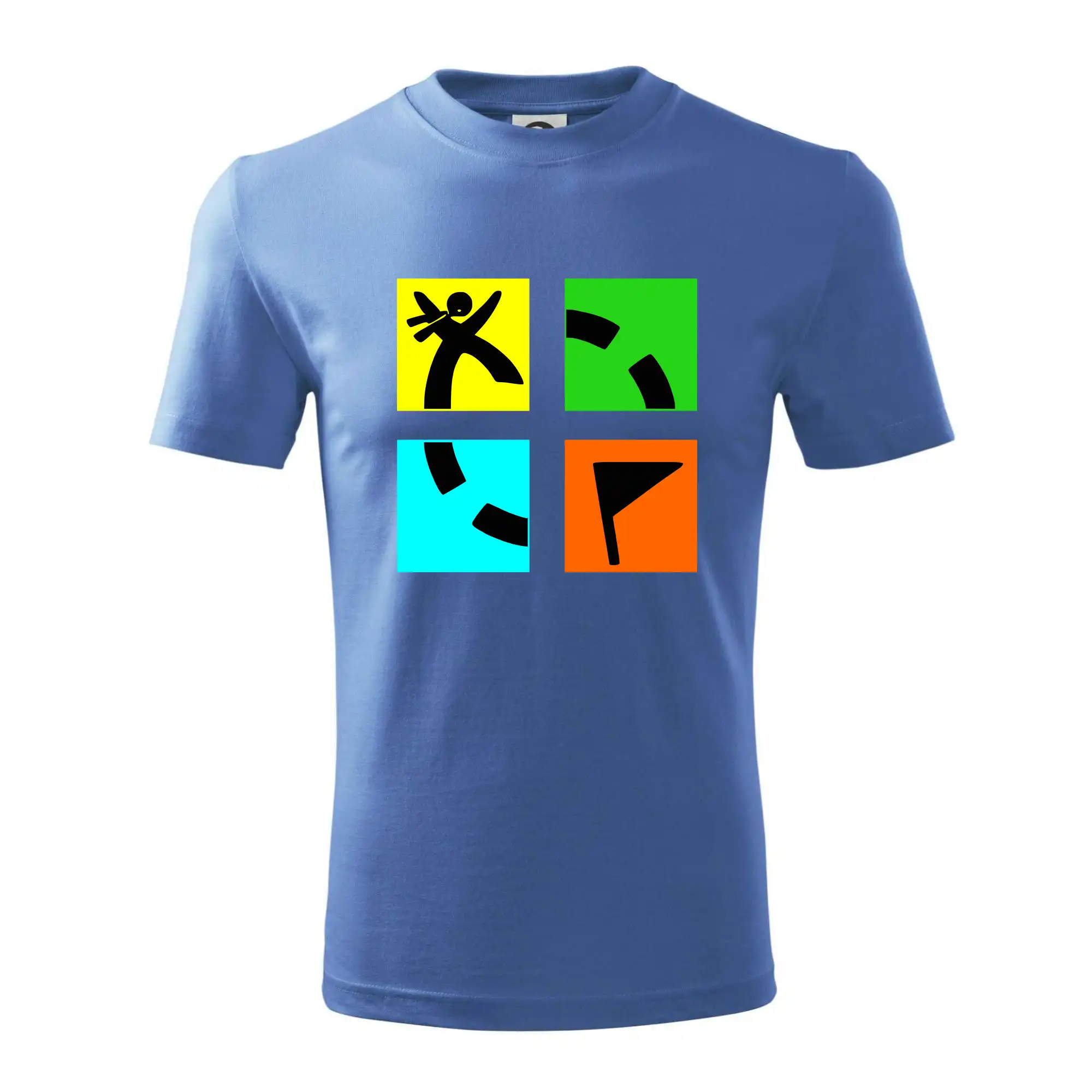 Tričká na geocaching - Geocaching logo farebné - Tričko detské bavlnené