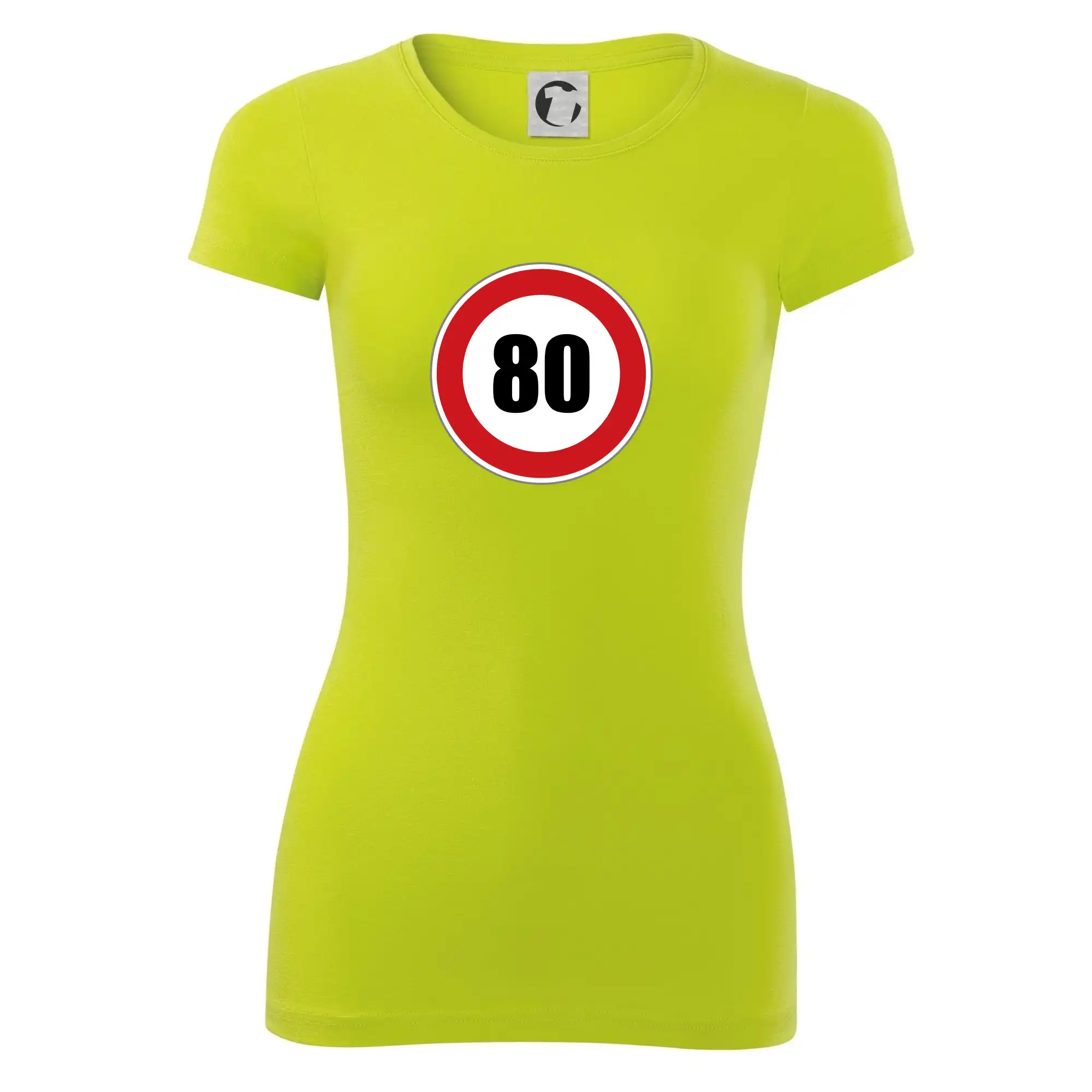 Dopravní značka - omezení rychlosti 80