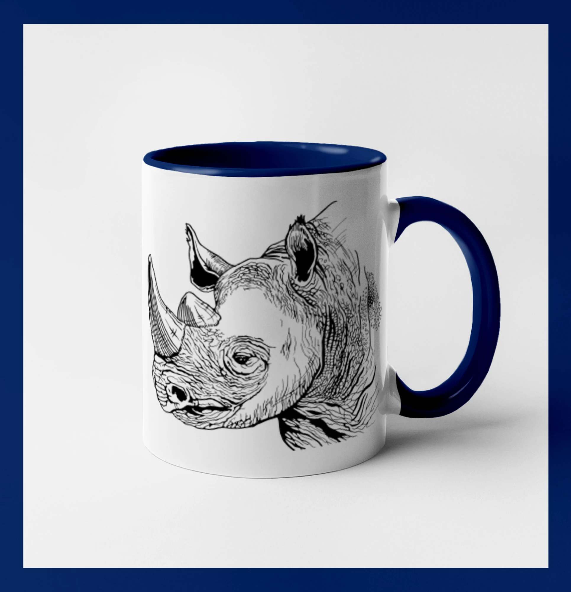 Nosorožec čiernobiely (Pecka design)