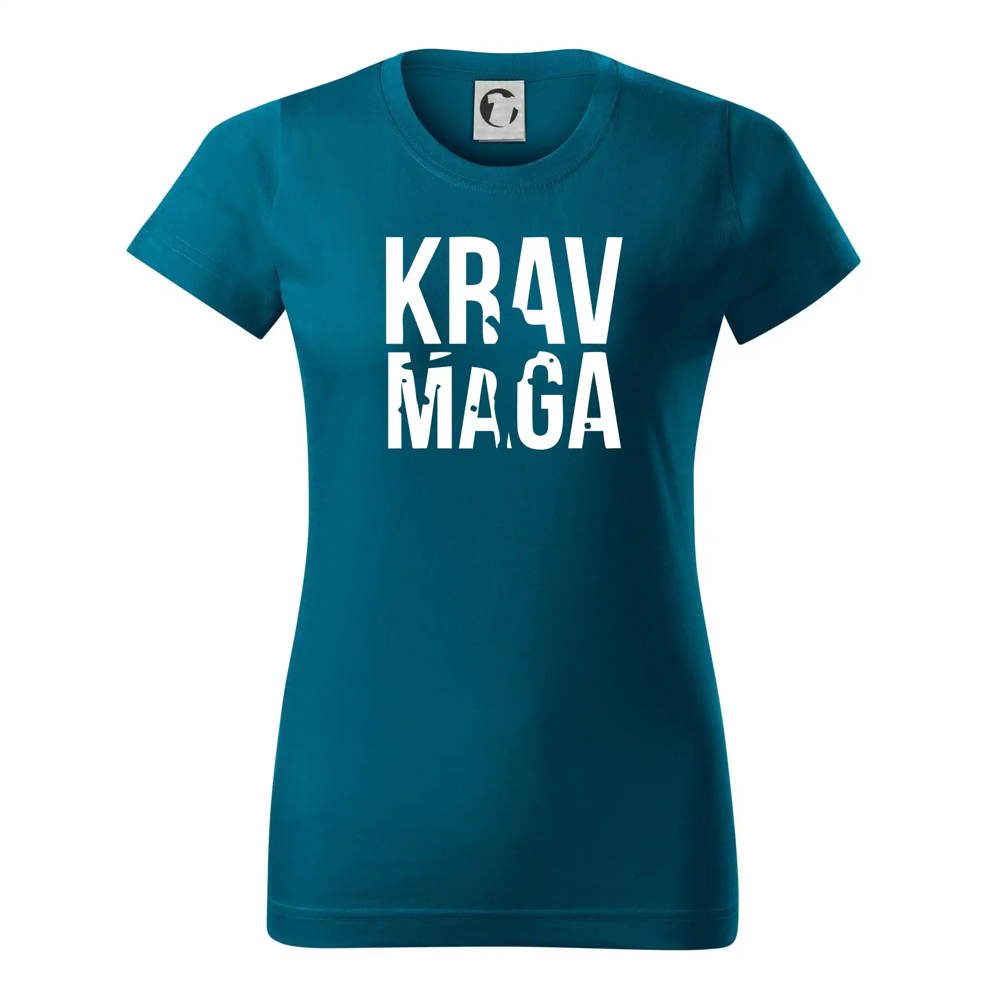 Tričká na box - Nápis Krav Maga - Dámske tričko basic - ľahko voľnejšie a dlhšie