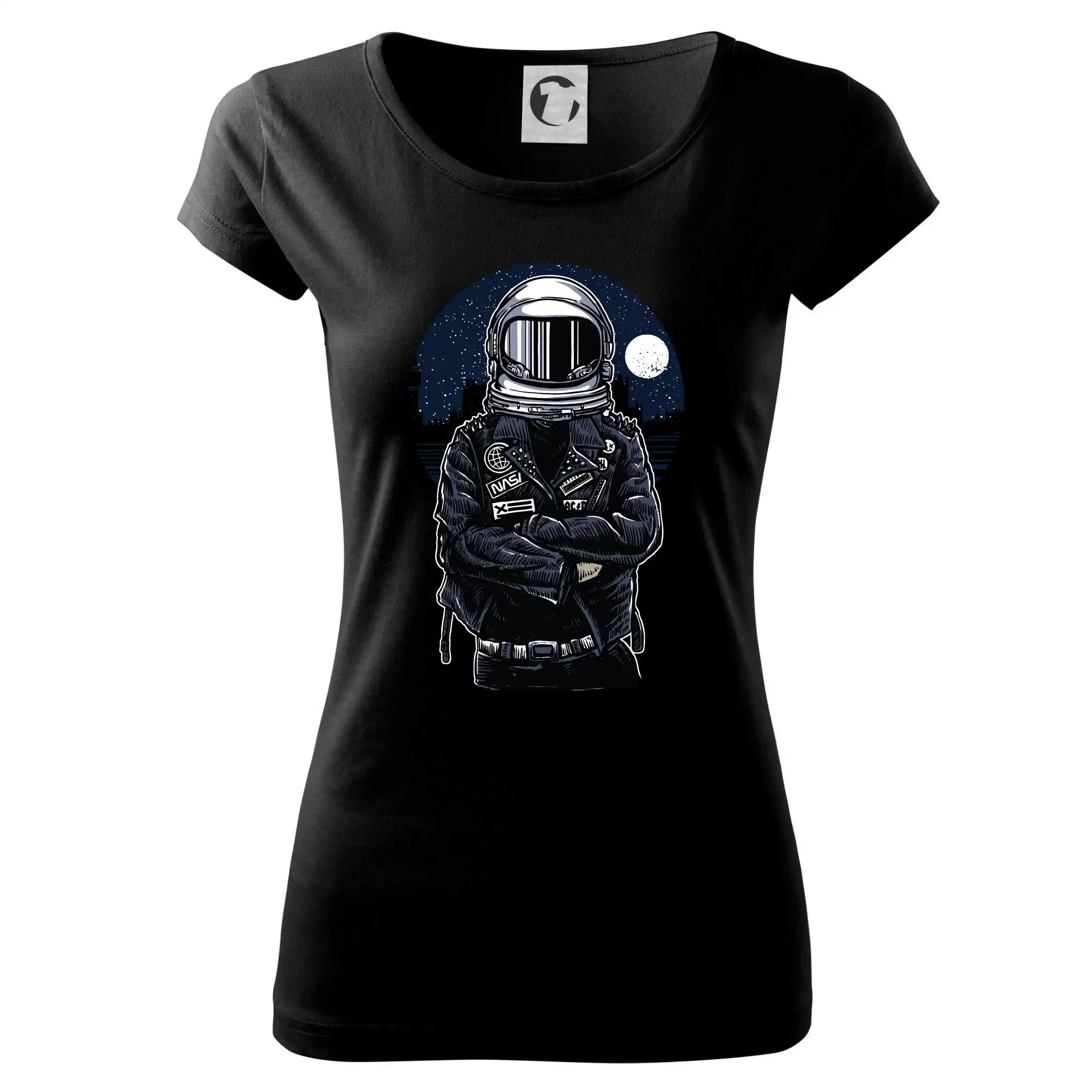 Grafické tričká - Astronaut Rebel - Dámske tričko Pure