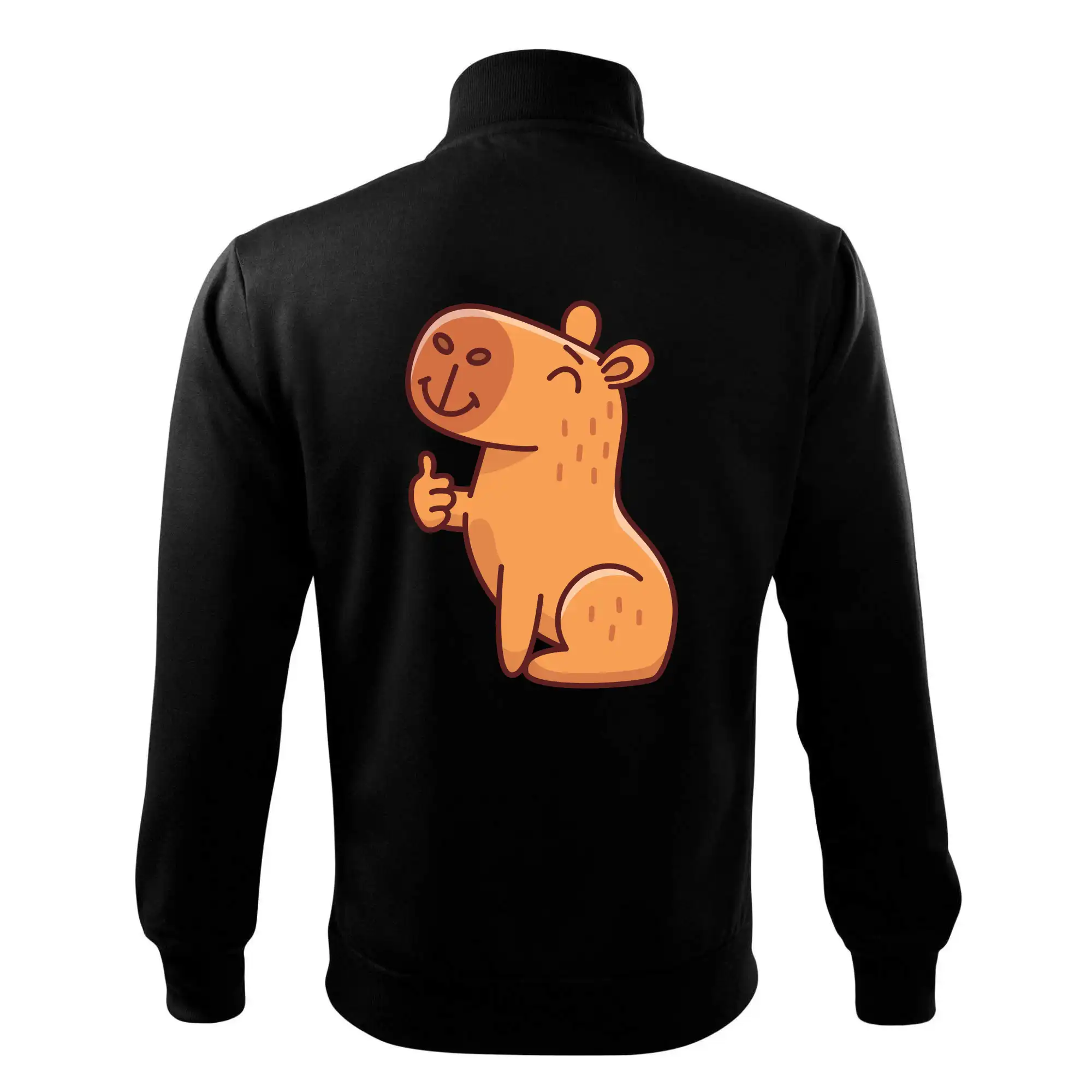 Kapybara s palcem nahoru