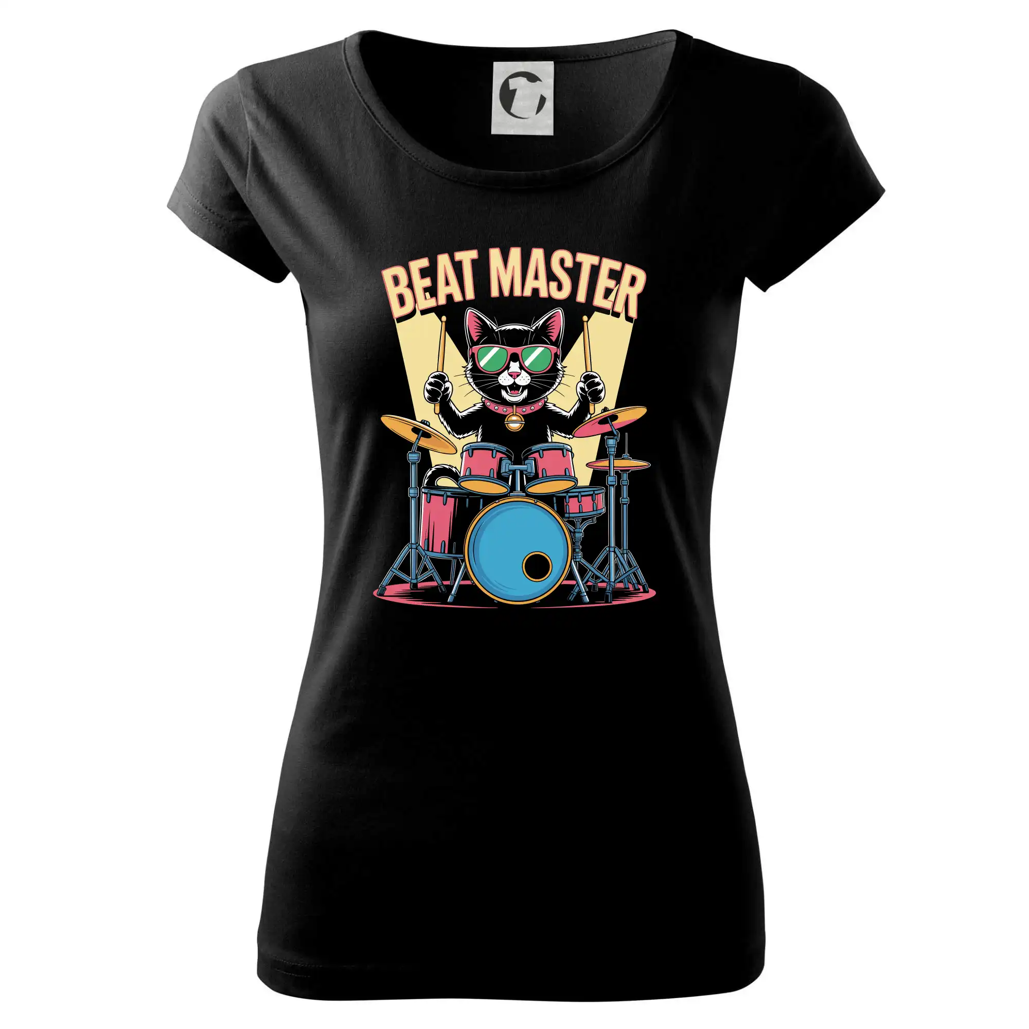 BEAT MASTER CAT - Dámske tričko Pure
